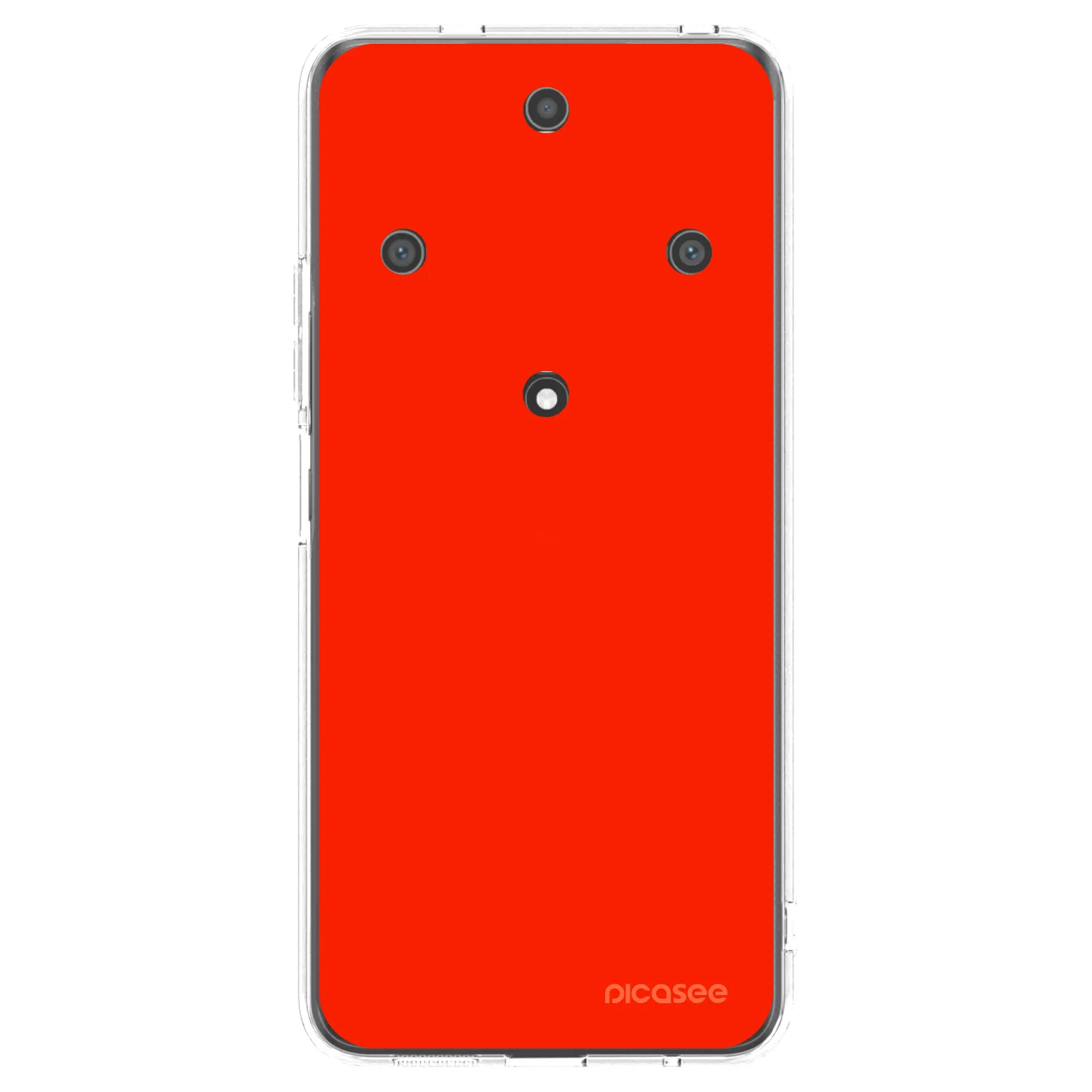 Picasee silikónový prehľadný obal pre Honor Magic5 Lite 5G - Maranello Red