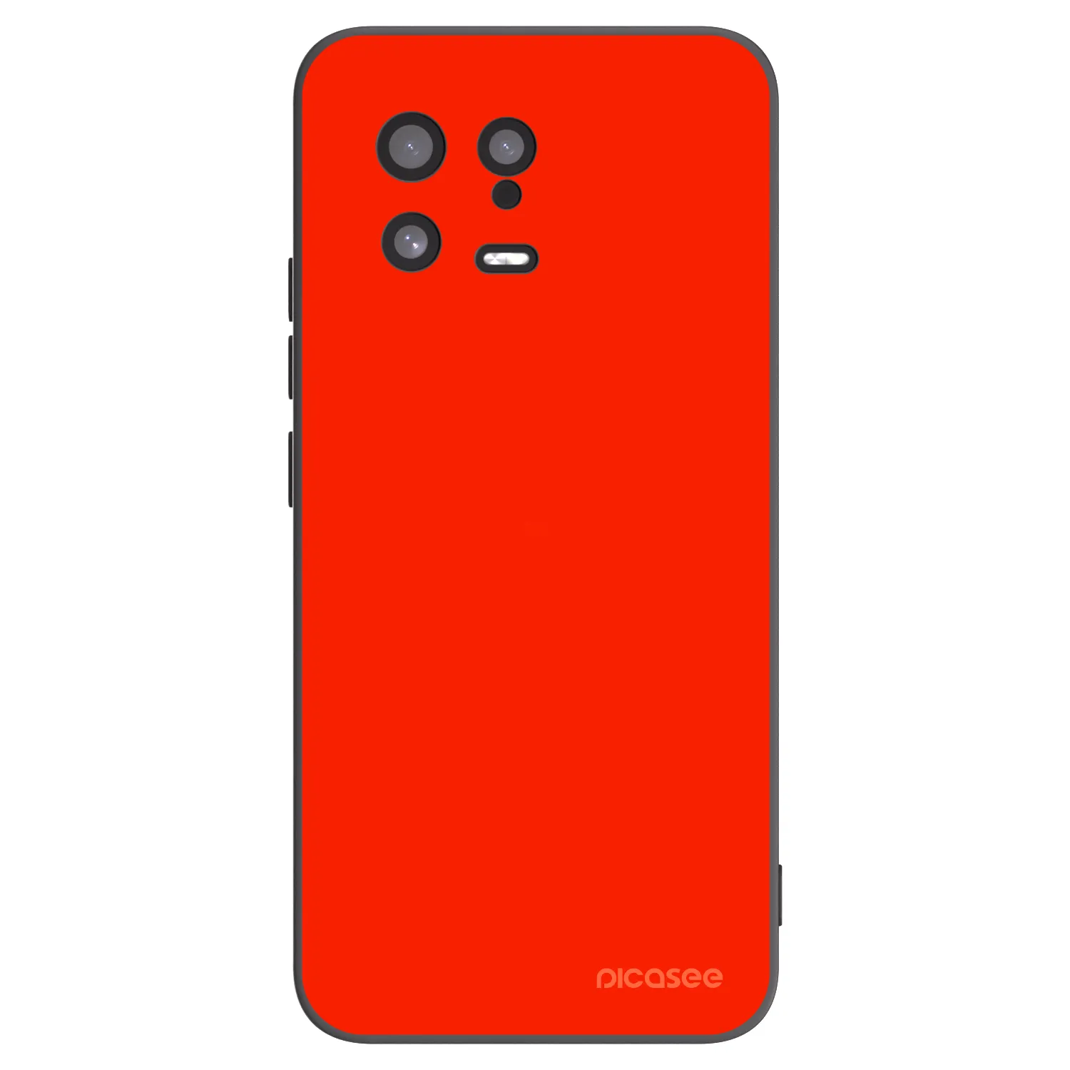 Silikónový čierny obal pre Xiaomi 13 - Maranello Red