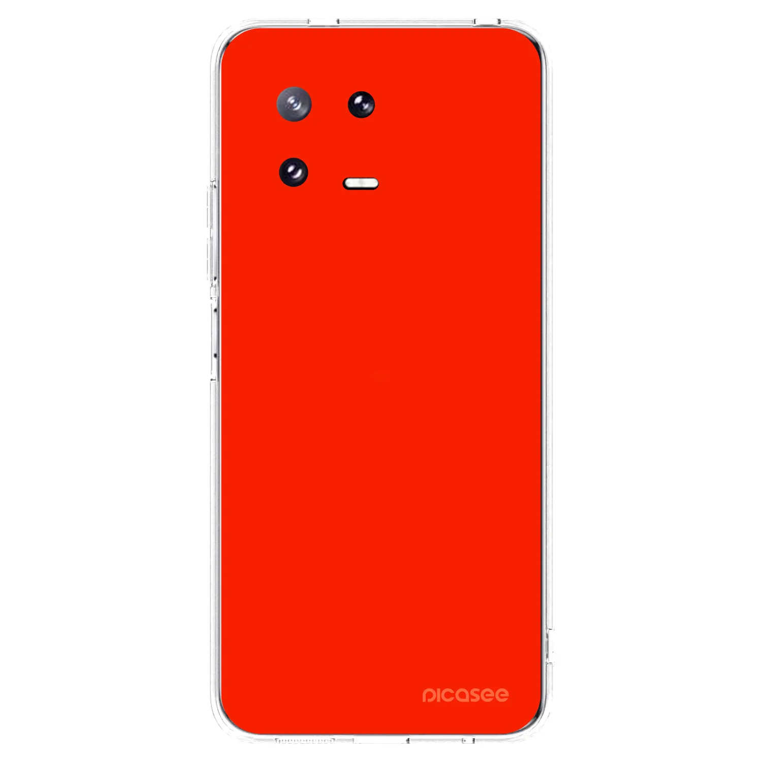 Picasee silikónový prehľadný obal pre Xiaomi 13 Pro - Maranello Red