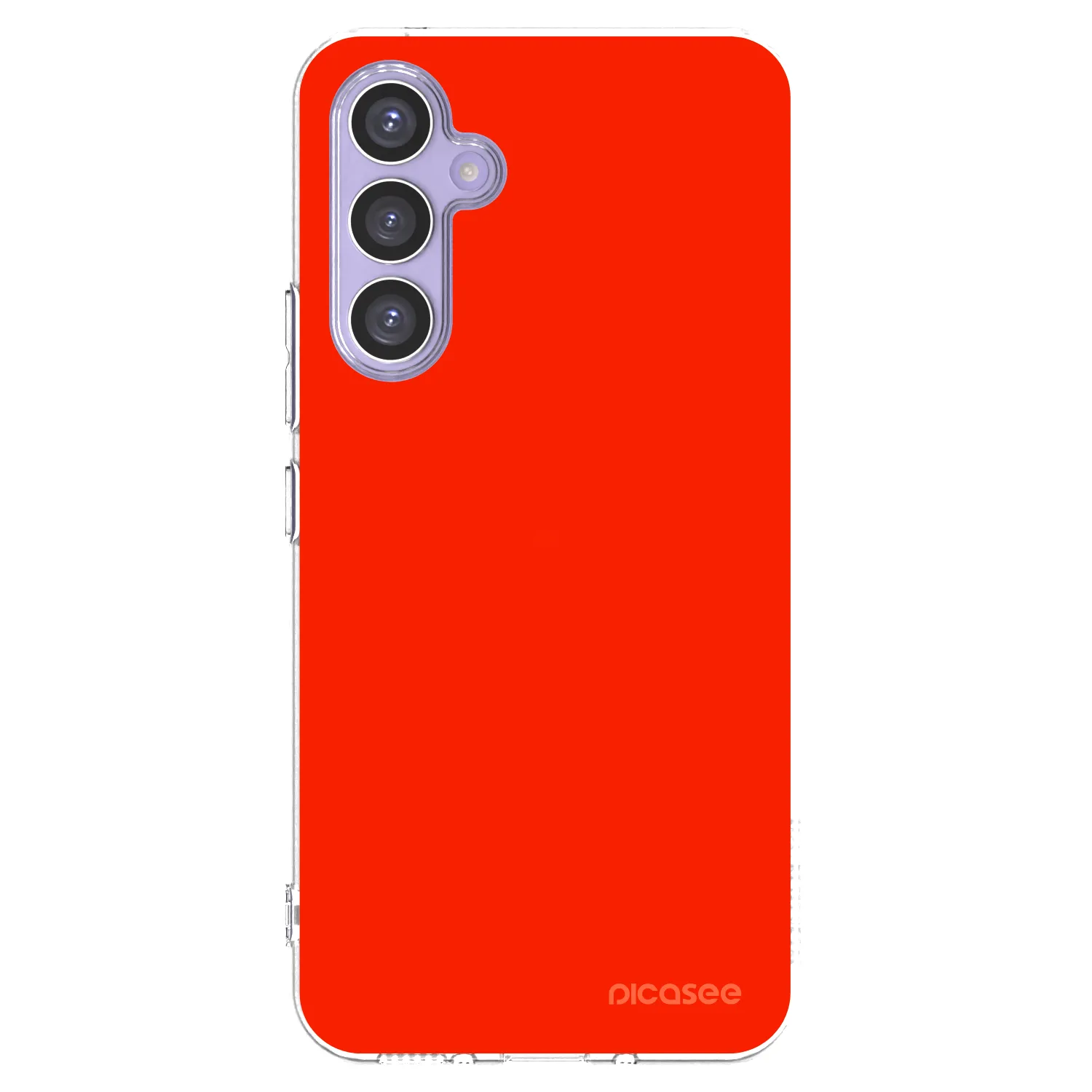 Picasee silikónový prehľadný obal pre Samsung Galaxy A54 5G A546B - Maranello Red