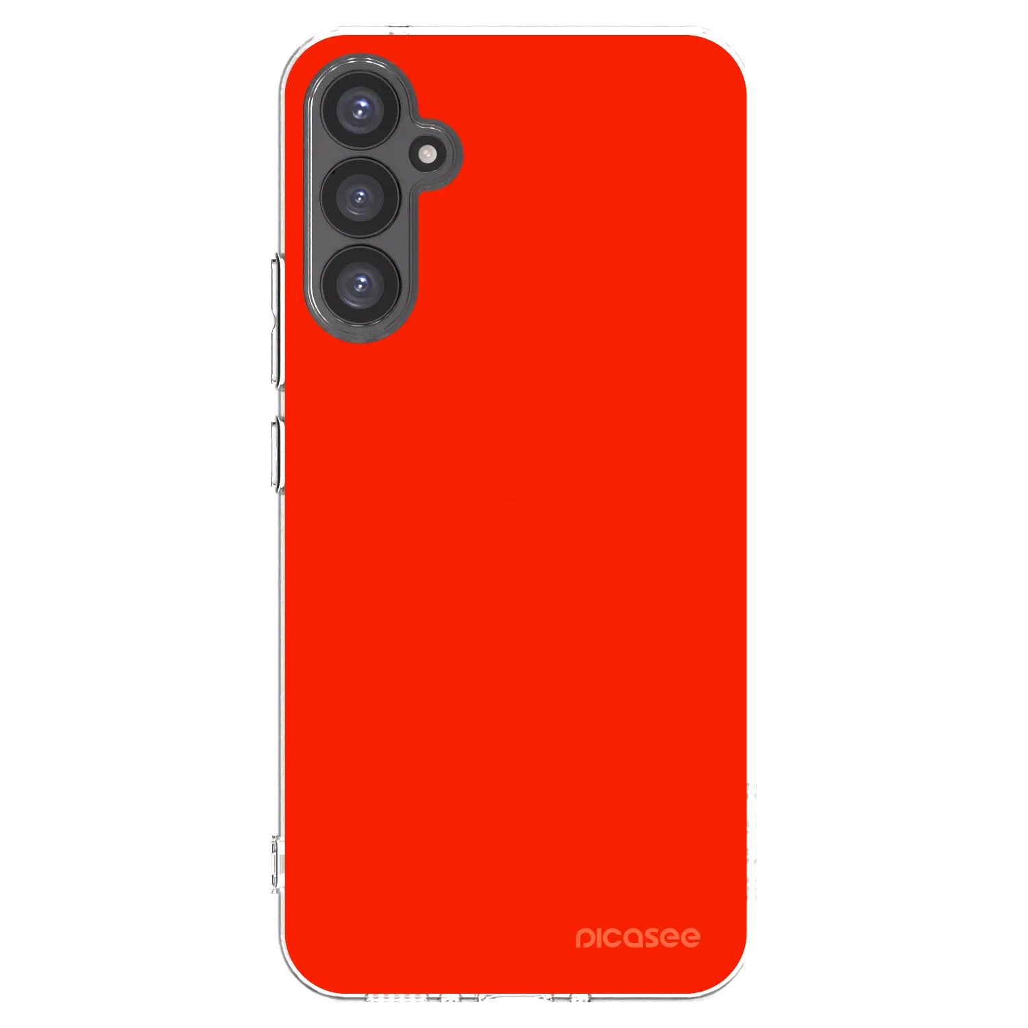 Picasee silikónový prehľadný obal pre Samsung Galaxy A34 5G A346B - Maranello Red