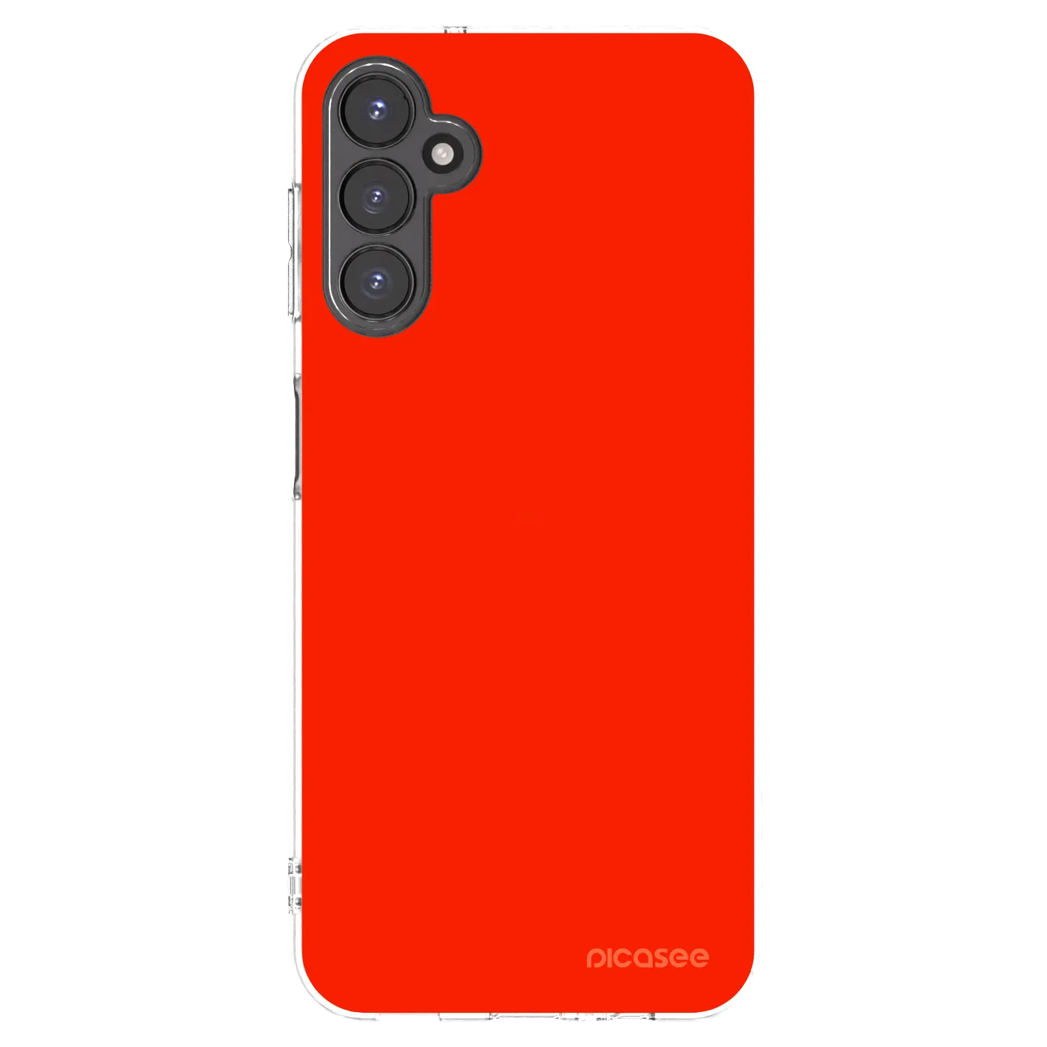 Picasee silikónový prehľadný obal pre Samsung Galaxy A14 5G A146P - Maranello Red