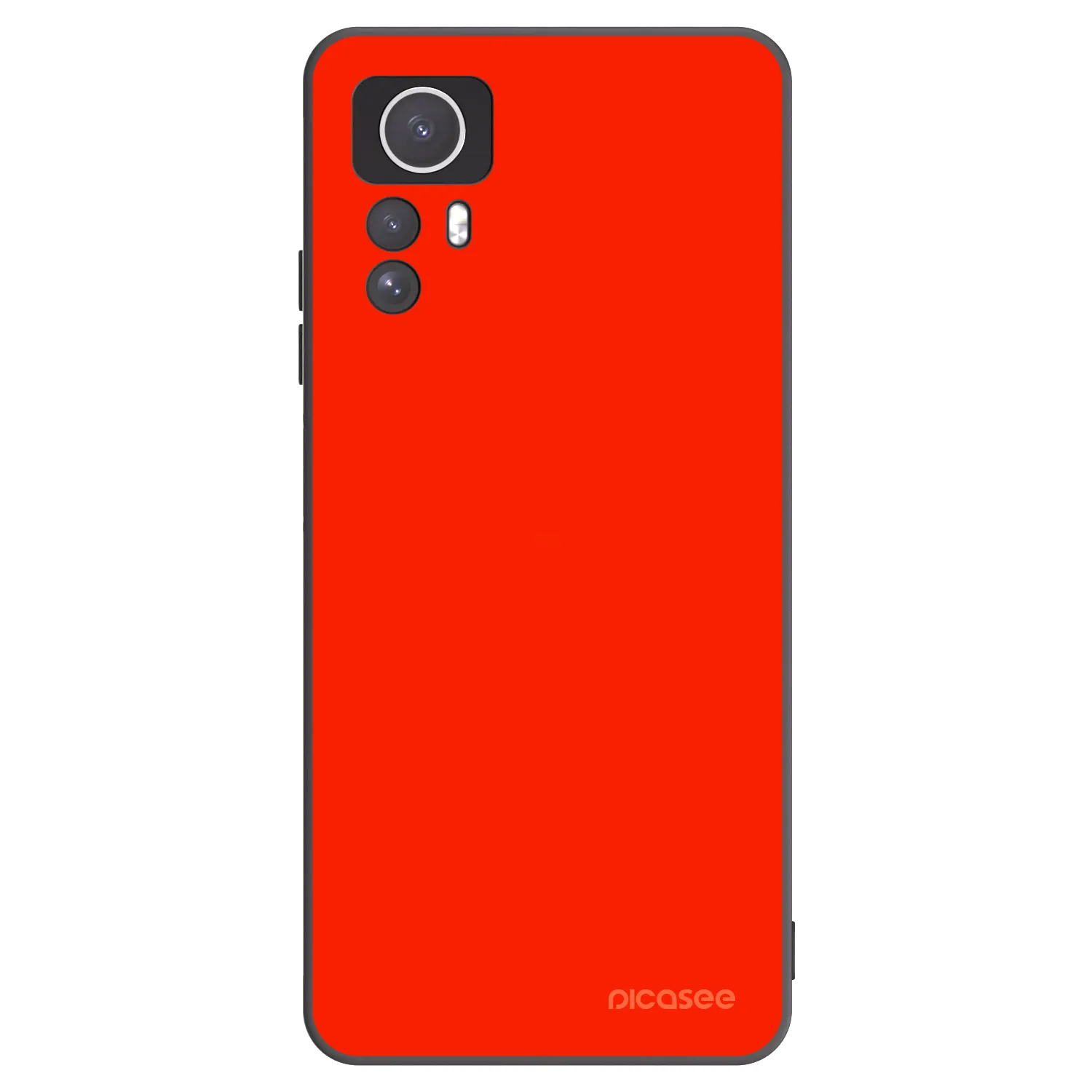 Picasee silikónový čierny obal pre Xiaomi Redmi Note 12S - Maranello Red