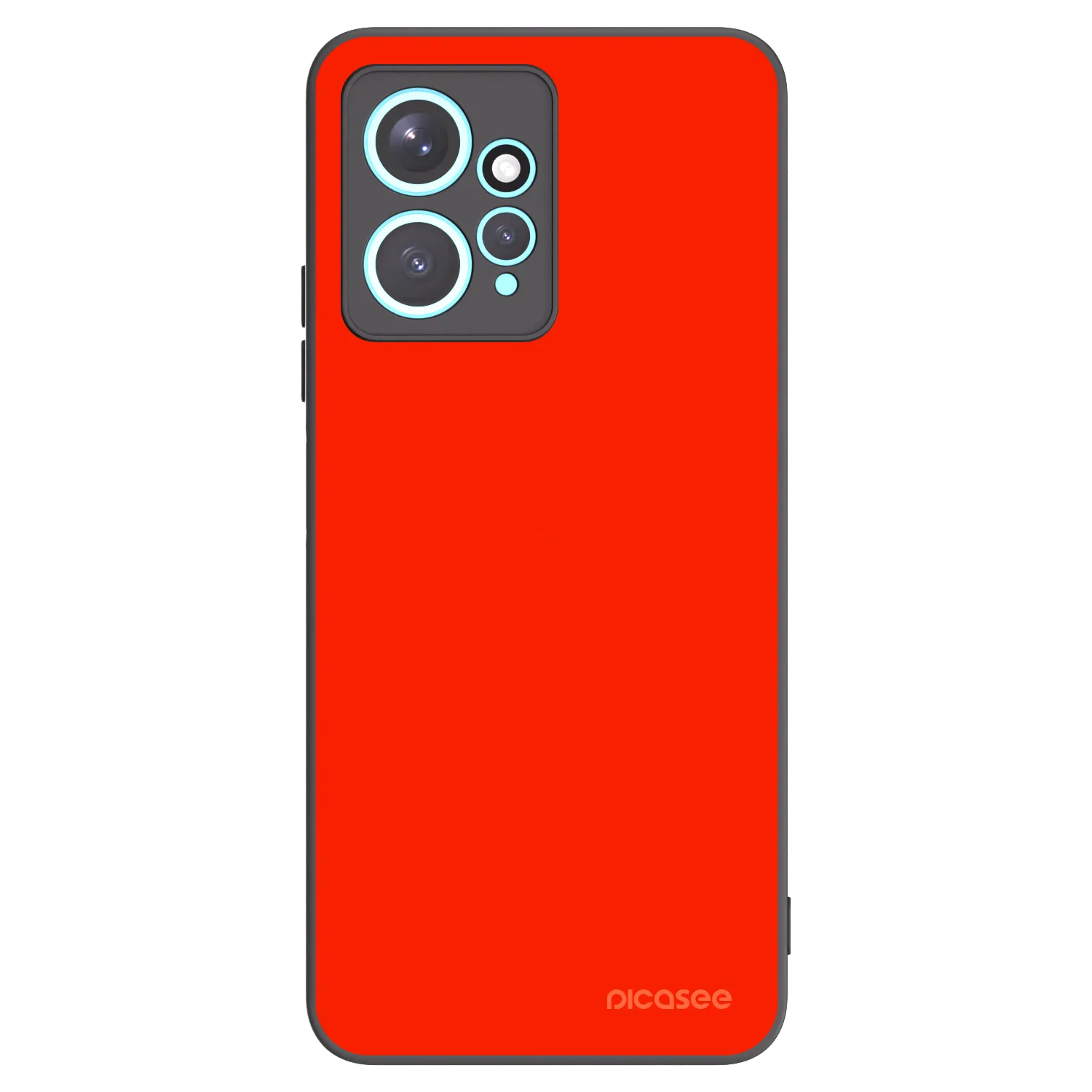 Picasee silikónový čierny obal pre Xiaomi Redmi Note 12 4G - Maranello Red