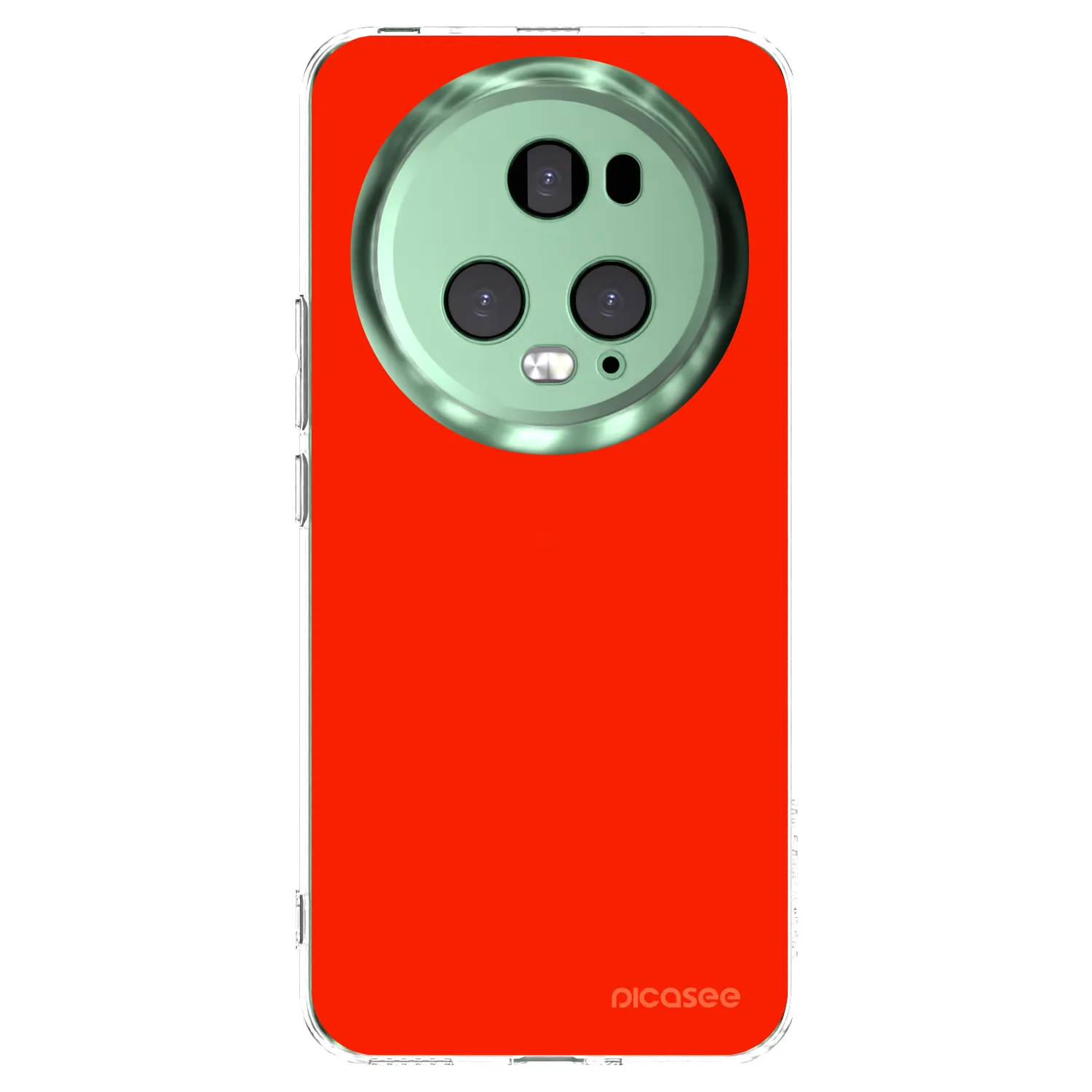 Picasee silikónový prehľadný obal pre Honor Magic5 Pro - Maranello Red