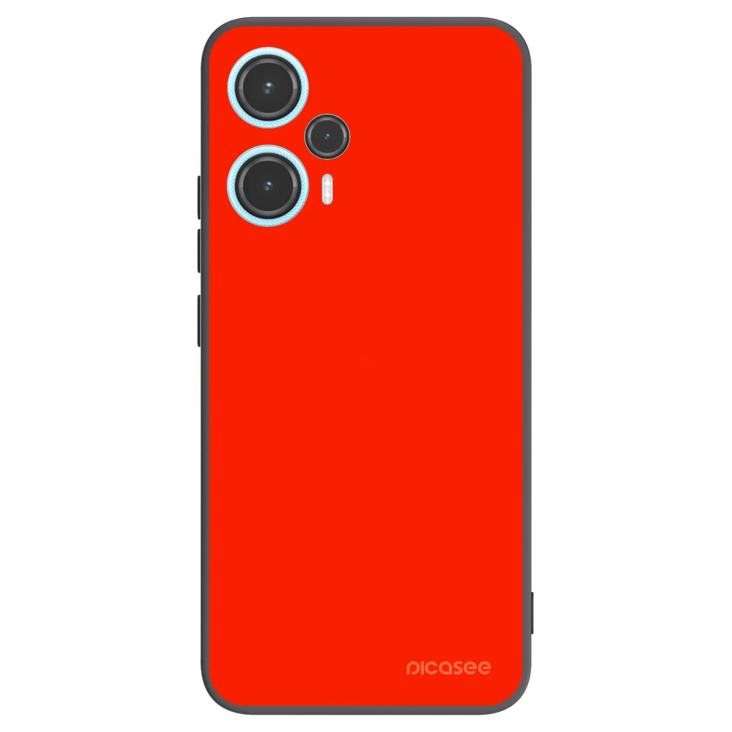 Picasee silikónový čierny obal pre Xiaomi Poco F5 - Maranello Red