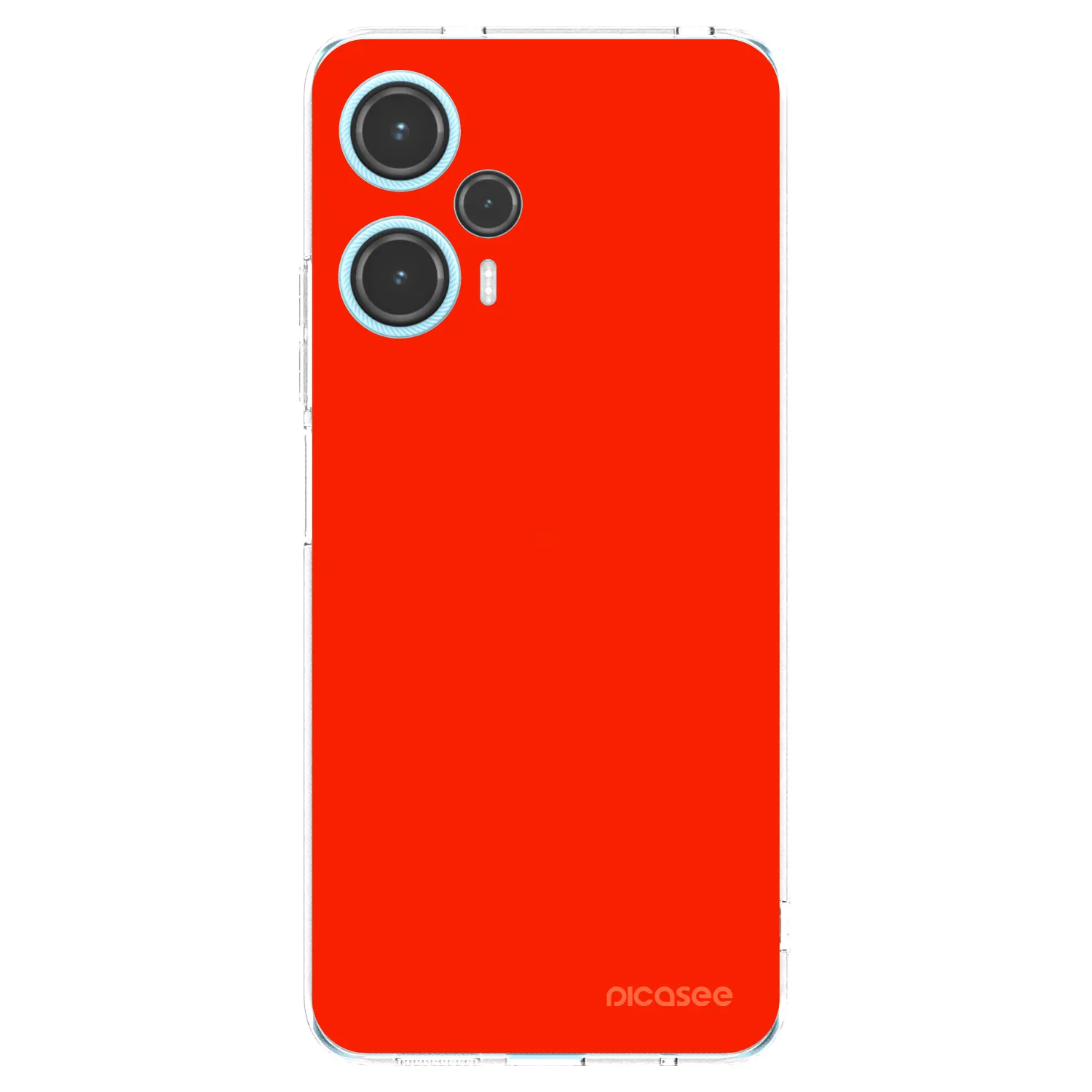 Picasee silikónový prehľadný obal pre Xiaomi Poco F5 - Maranello Red