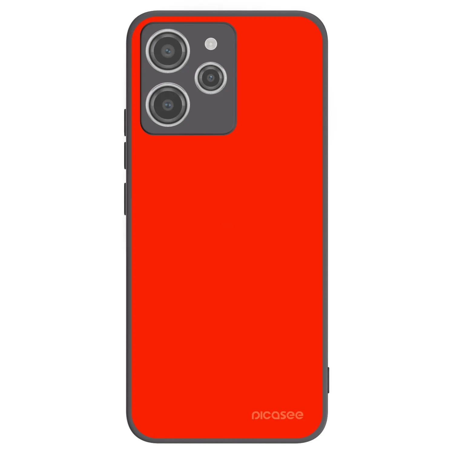 Silikónový čierny obal pre Xiaomi Redmi 12 4G - Maranello Red