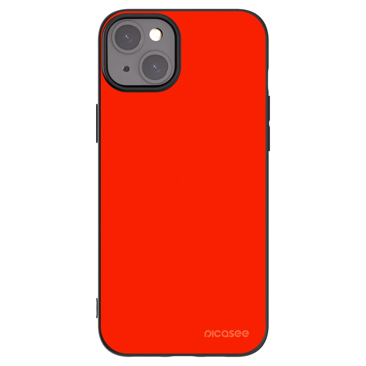 Picasee silikónový čierny obal pre Apple iPhone 15 Plus - Maranello Red