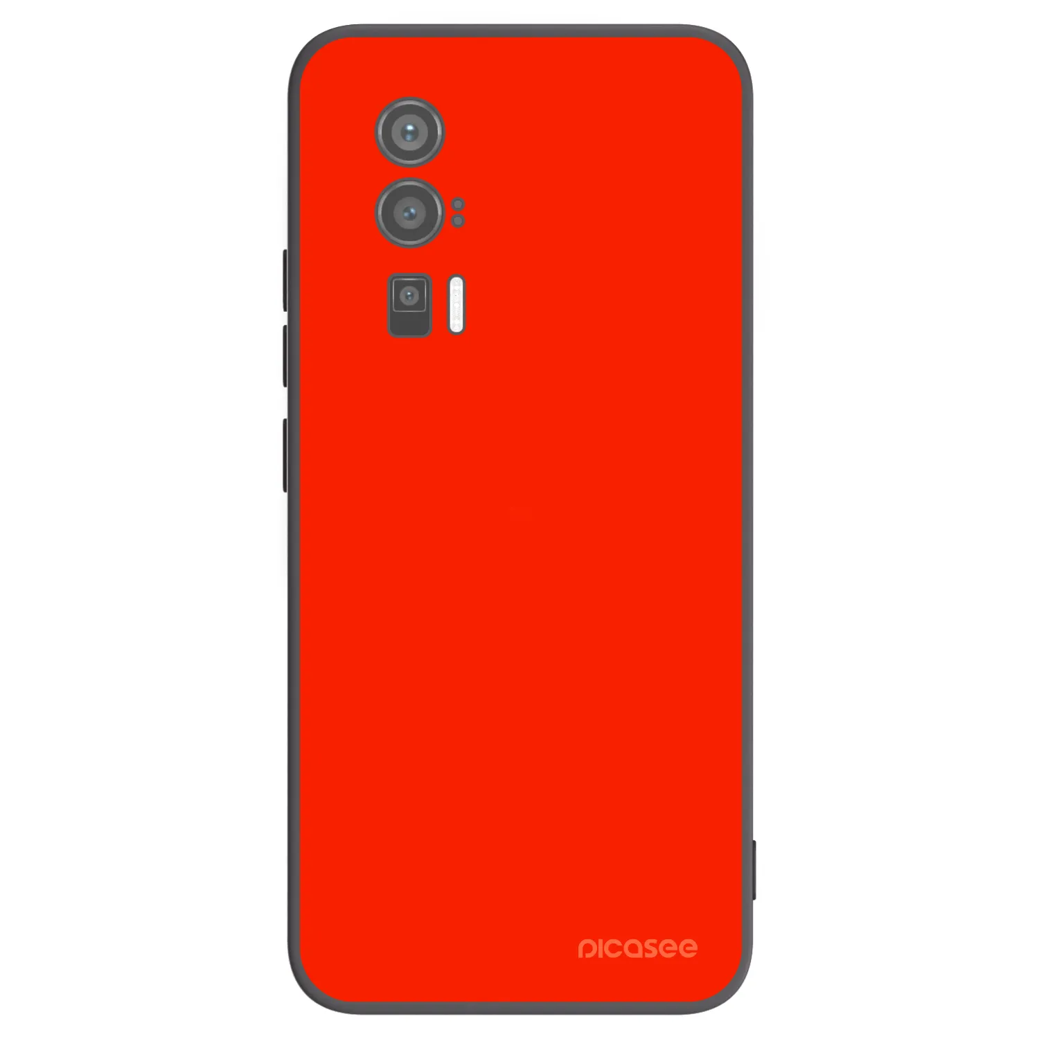 Picasee silikónový čierny obal pre Xiaomi Poco F5 Pro 5G - Maranello Red
