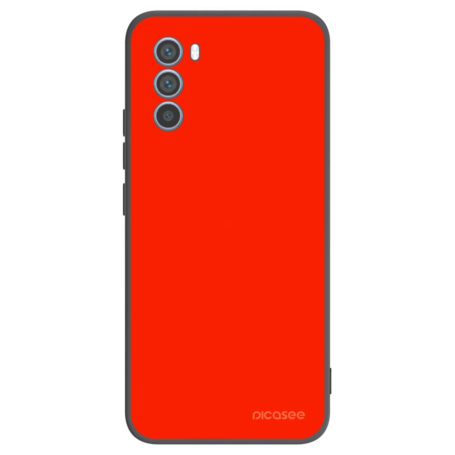 Picasee silikónový čierny obal pre Motorola Moto G62 - Maranello Red