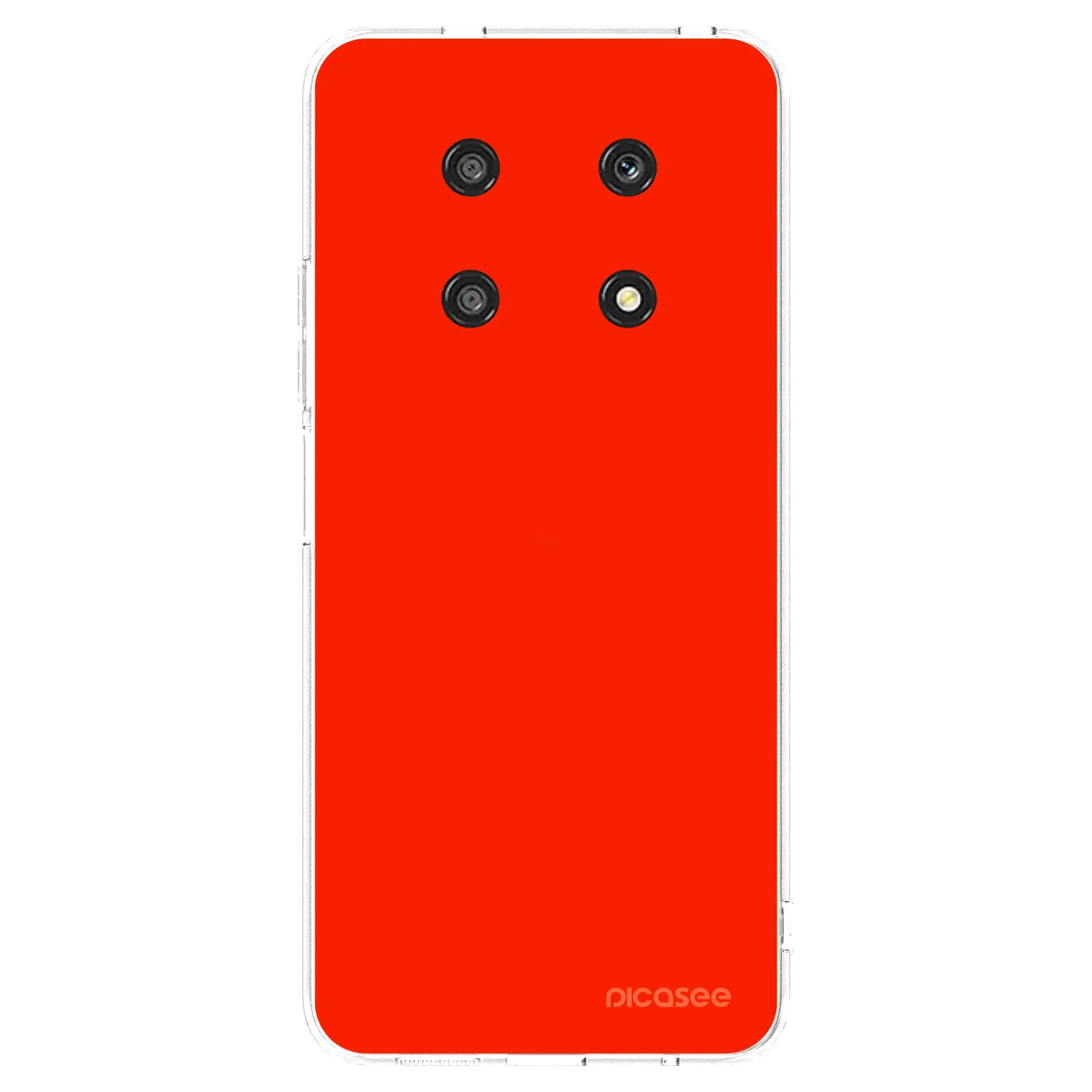 Picasee silikónový prehľadný obal pre Honor Magic4 Lite 5G - Maranello Red