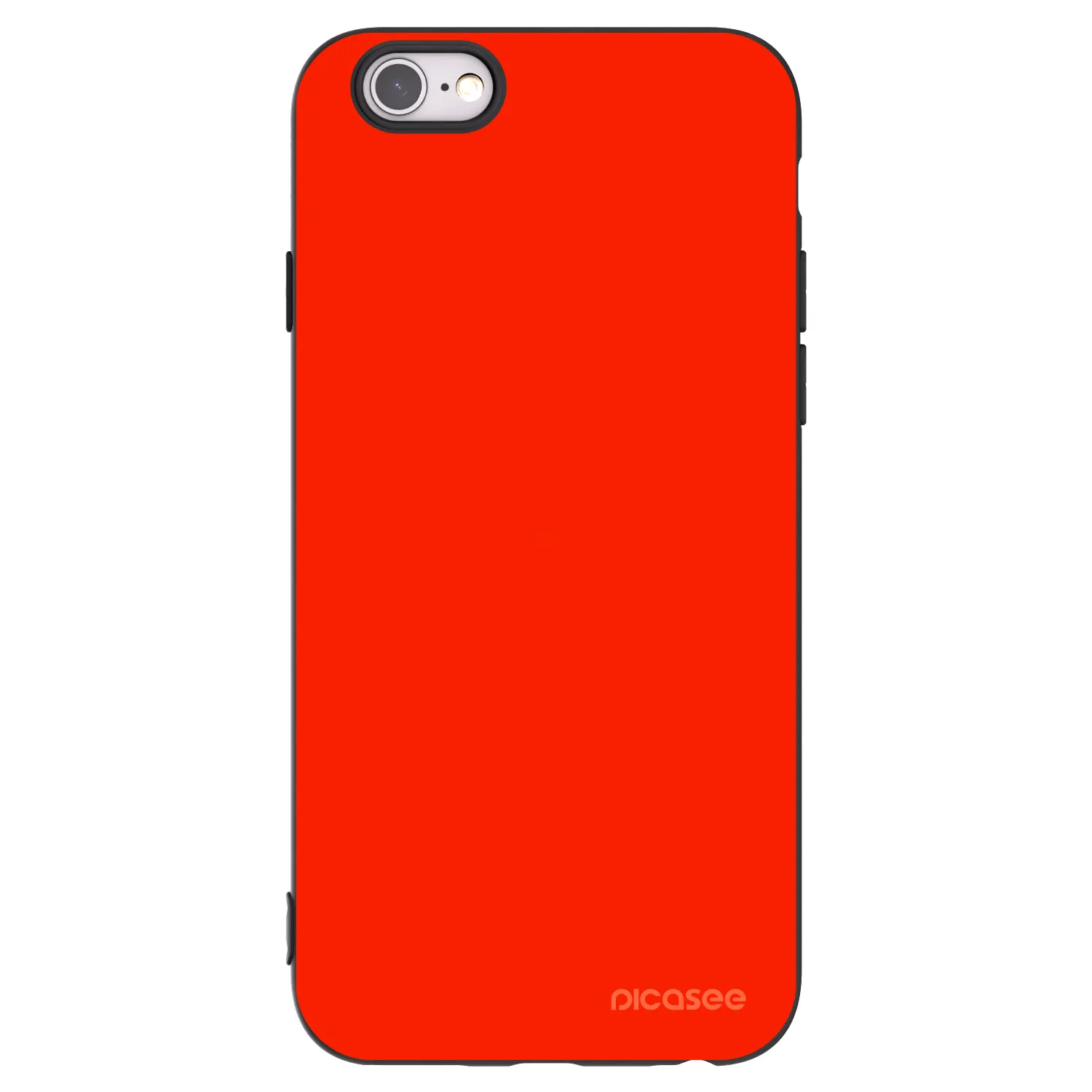 Picasee silikónový čierny obal pre Apple iPhone 6/6S - Maranello Red