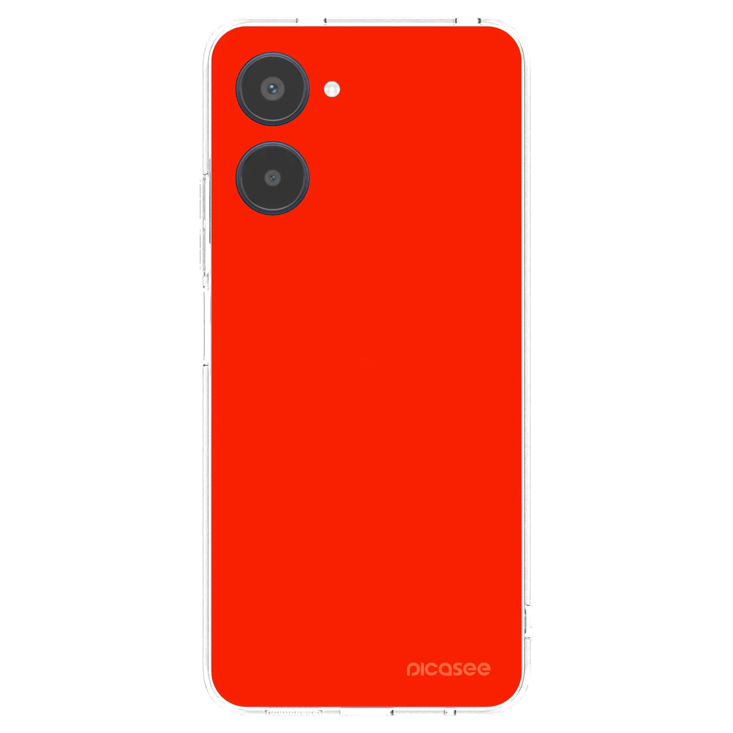 Picasee silikónový prehľadný obal pre Realme 10 4G - Maranello Red