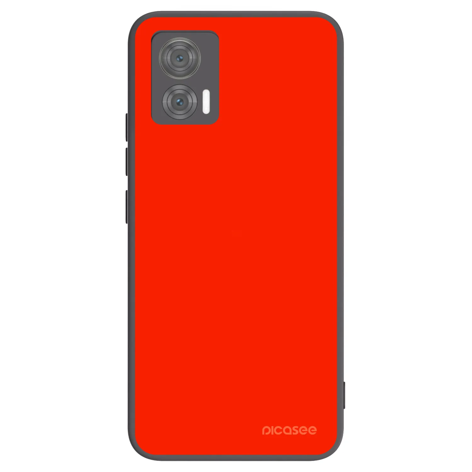 Picasee silikónový čierny obal pre Motorola Edge 30 Neo - Maranello Red