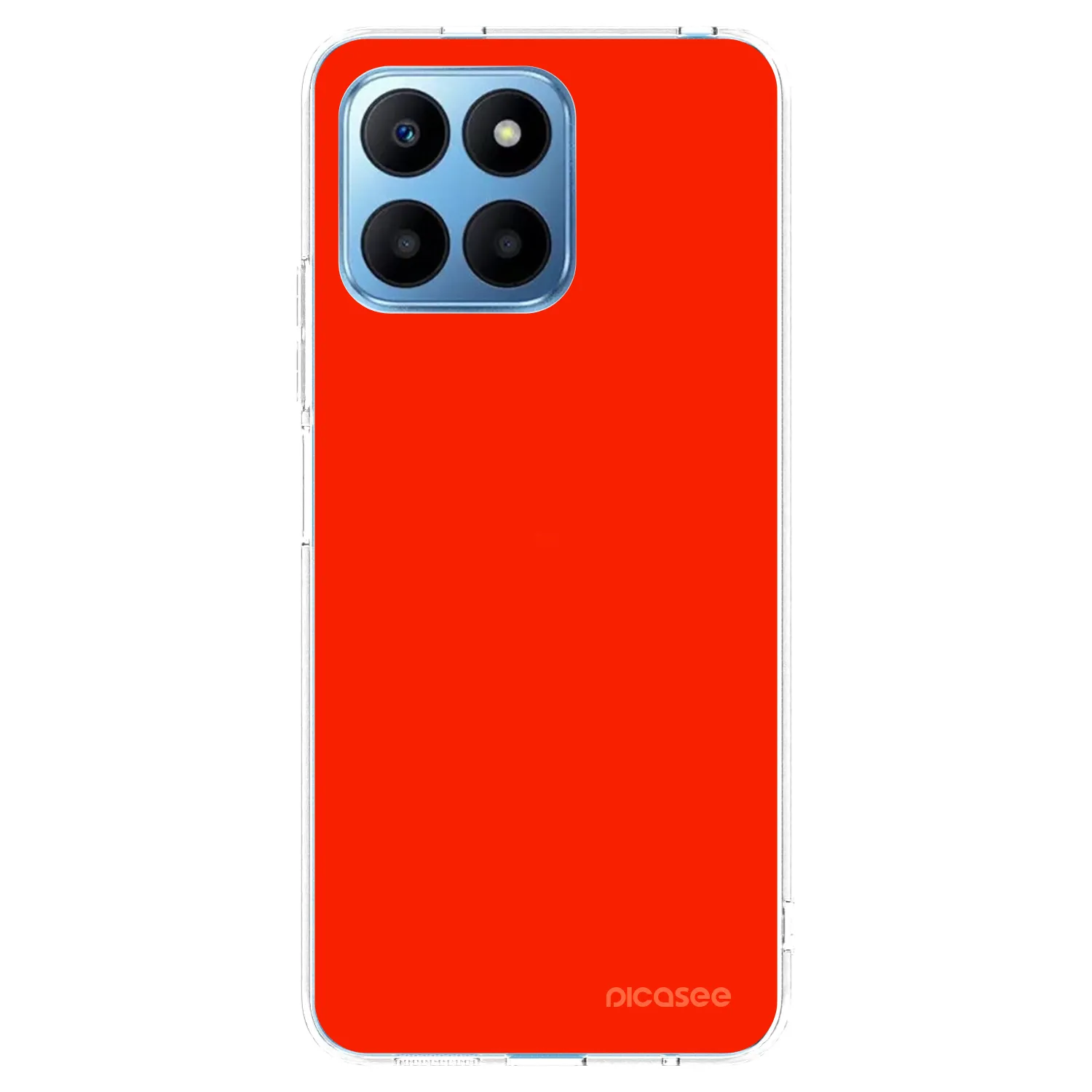 Picasee silikónový prehľadný obal pre Honor 70 Lite - Maranello Red