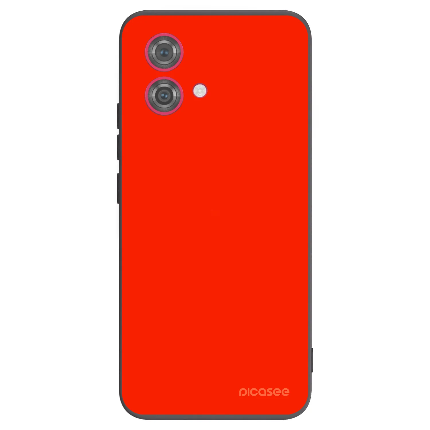 Silikónový čierny obal pre Motorola Moto G84 5G - Maranello Red