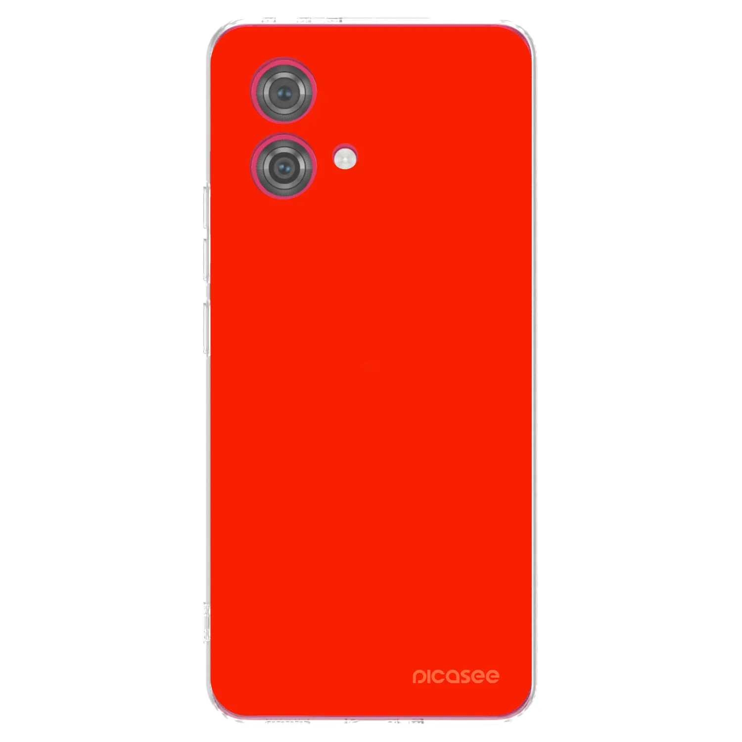 Silikónový prehľadný obal pre Motorola Moto G84 5G - Maranello Red