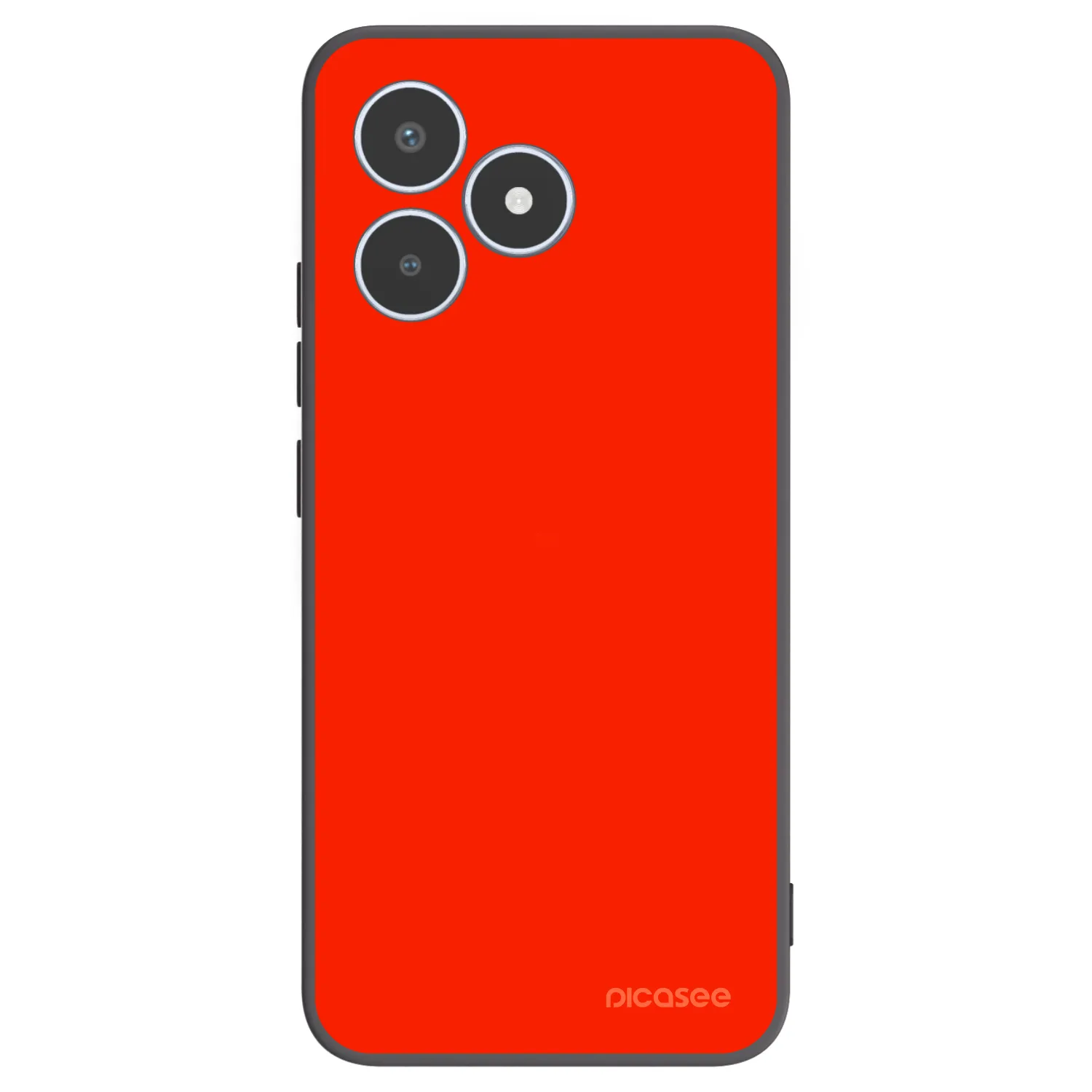 Picasee silikónový čierny obal pre Realme C53 - Maranello Red