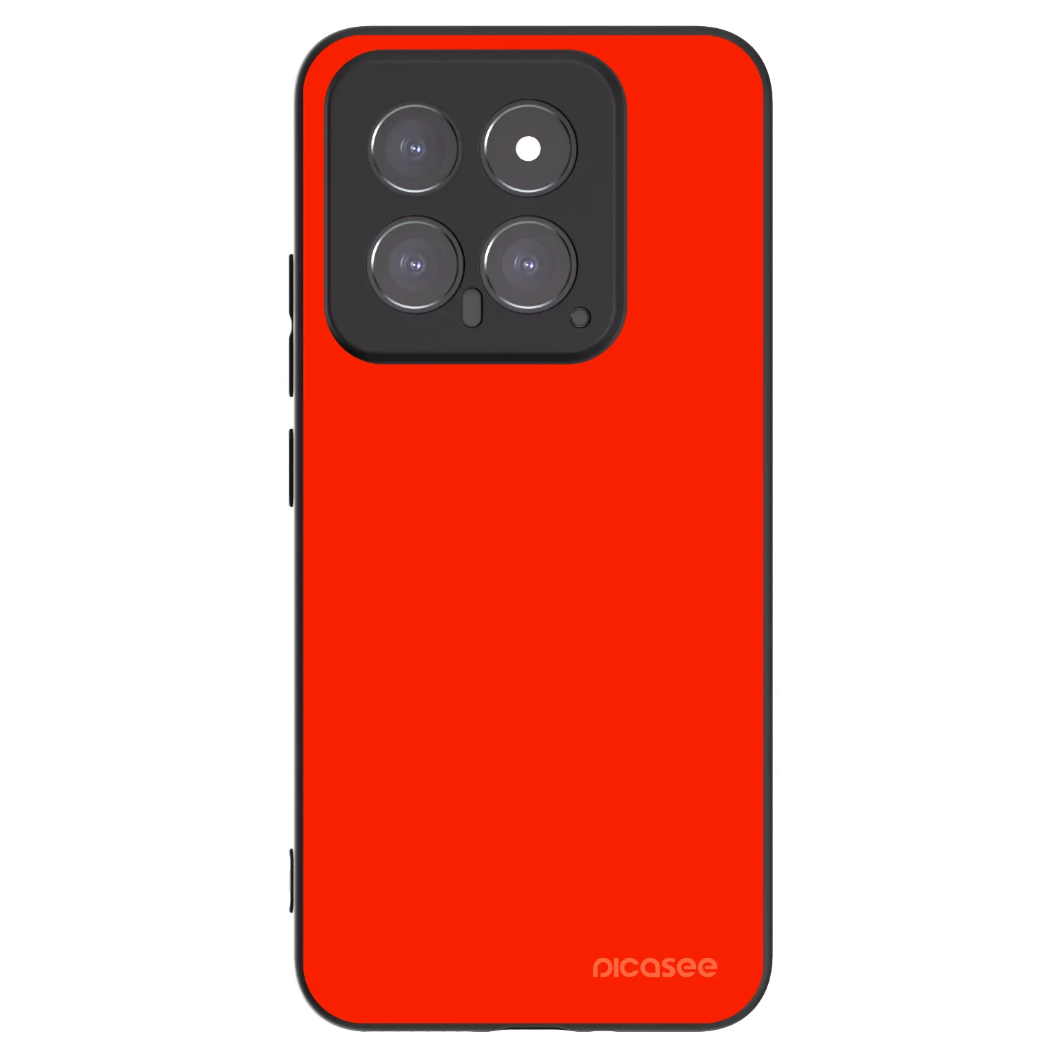 Picasee silikónový čierny obal pre Xiaomi 14 - Maranello Red