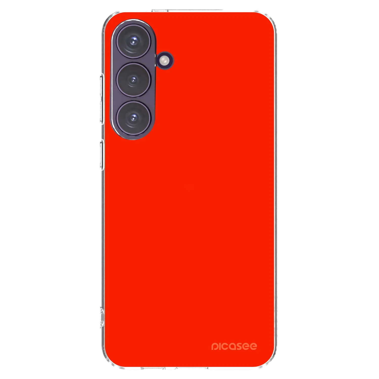 Picasee silikónový prehľadný obal pre Samsung Galaxy S24+ S926B 5G - Maranello Red
