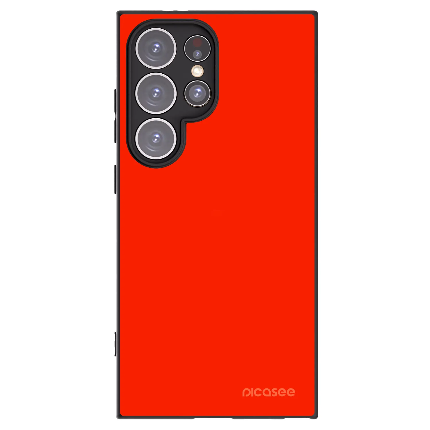 Picasee silikónový čierny obal pre Samsung Galaxy S24 Ultra S928B 5G - Maranello Red