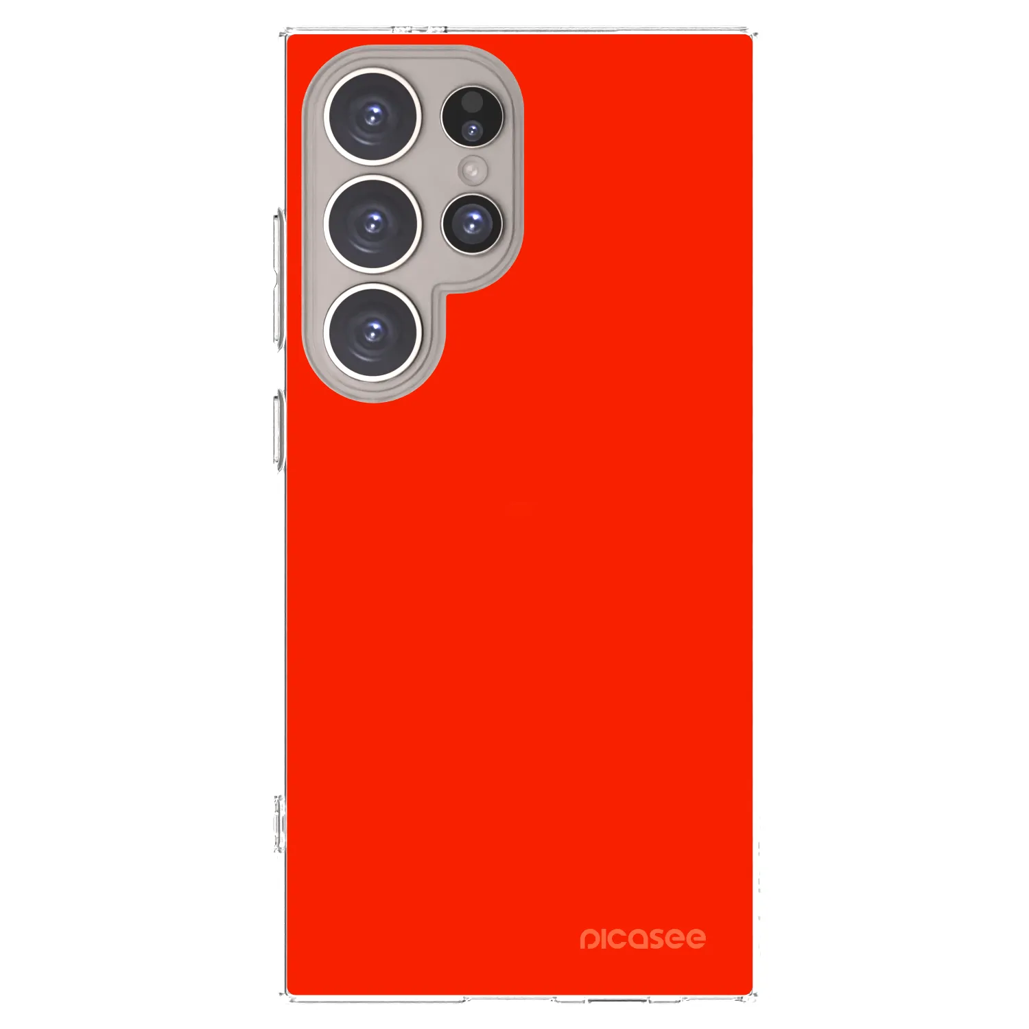 Picasee silikónový prehľadný obal pre Samsung Galaxy S24 Ultra S928B 5G - Maranello Red