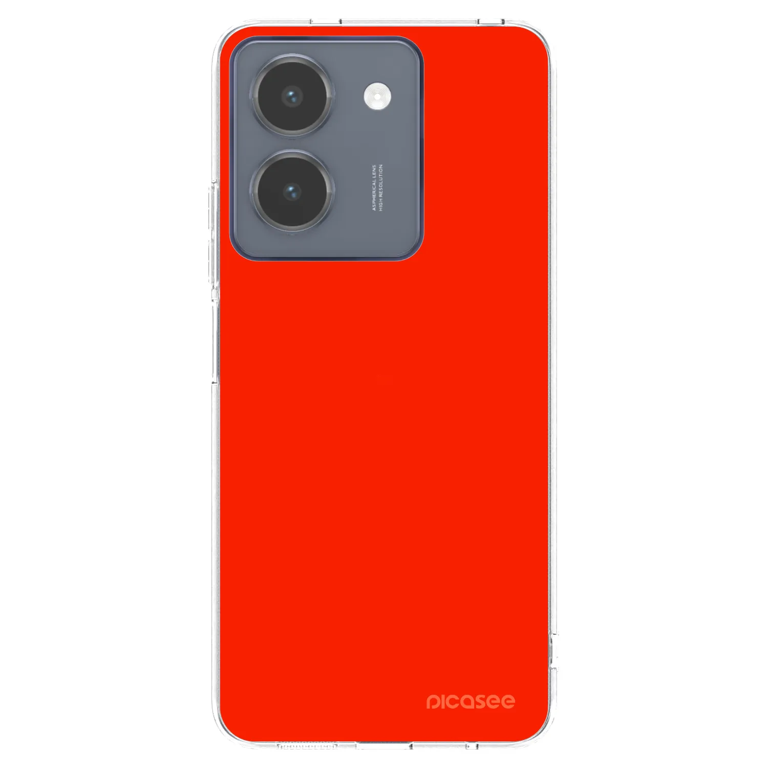 Picasee silikónový prehľadný obal pre Vivo Y36 4G - Maranello Red