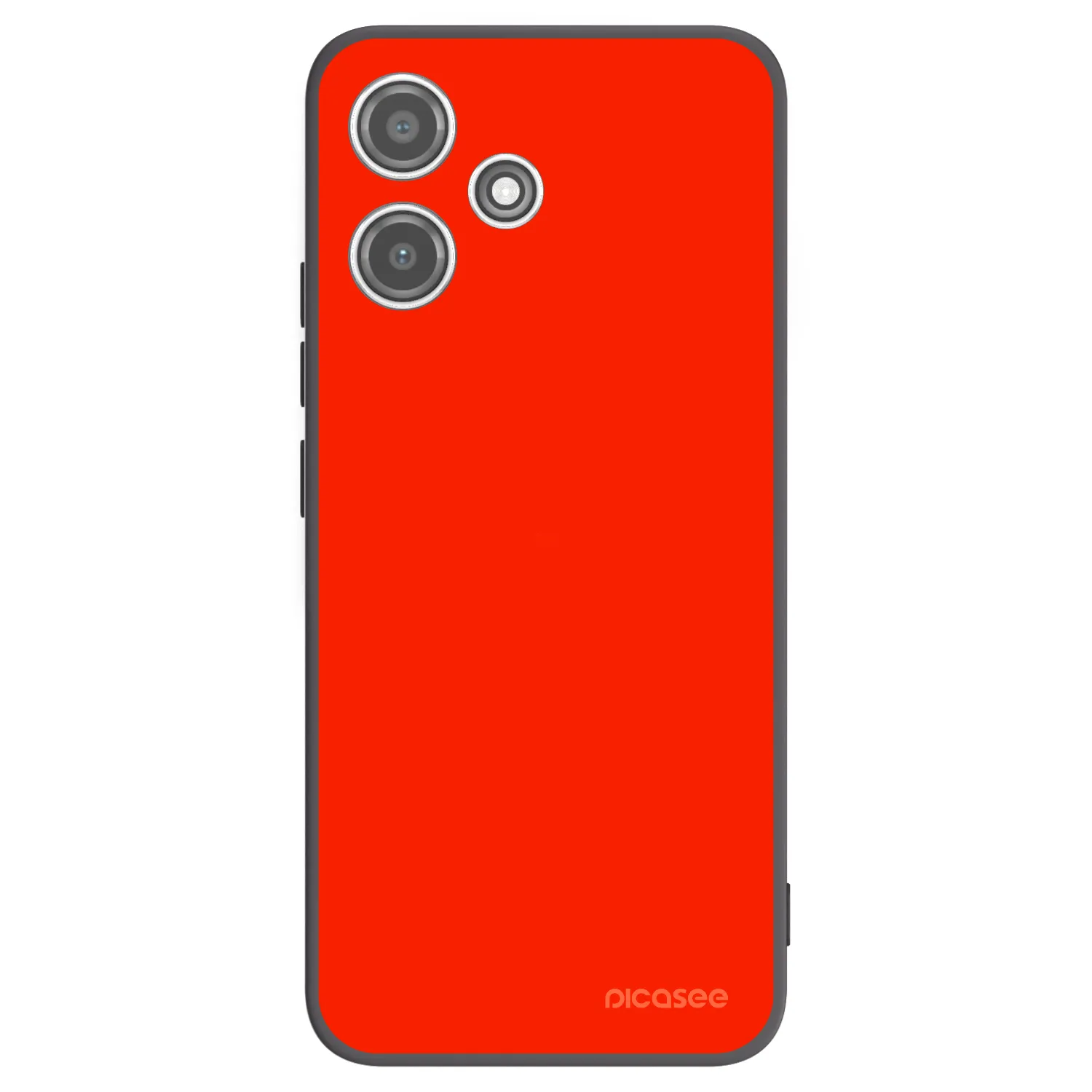 Picasee silikónový čierny obal pre Xiaomi Redmi 12 5G - Maranello Red
