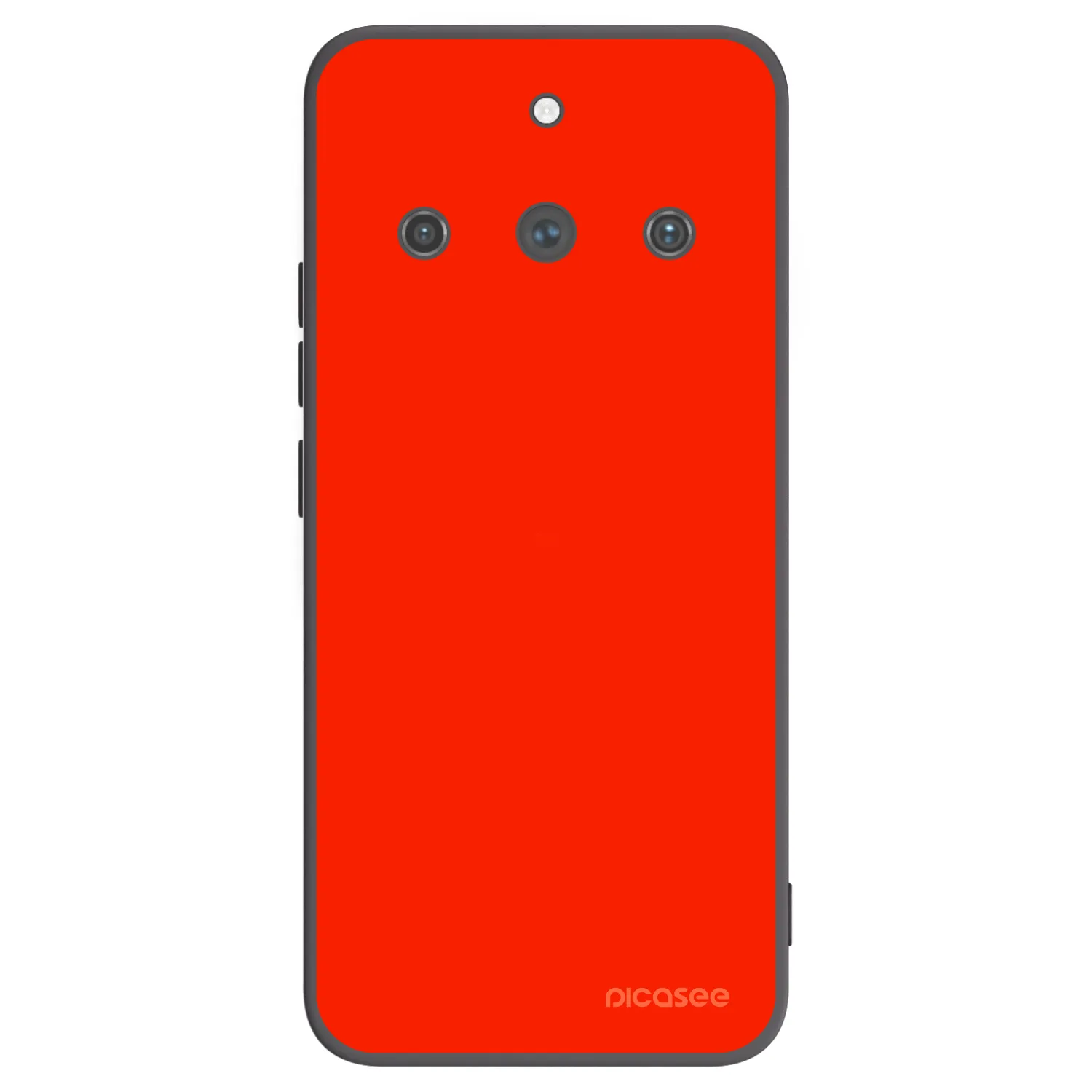 Picasee silikónový čierny obal pre Realme 11 Pro+ - Maranello Red