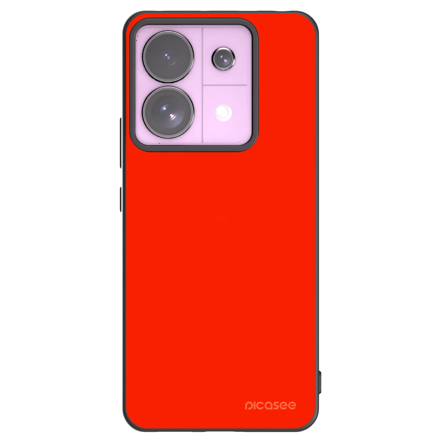 Picasee silikónový čierny obal pre Xiaomi Redmi Note 13 Pro 5G - Maranello Red
