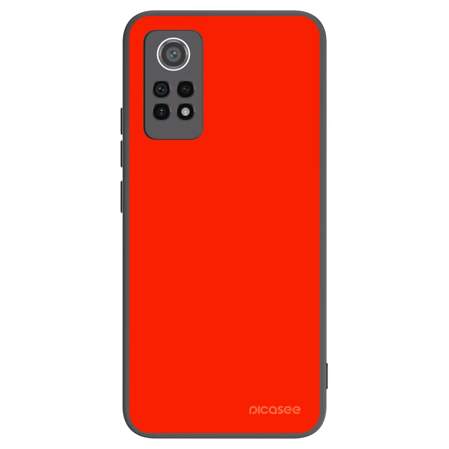 Picasee silikónový čierny obal pre Xiaomi Redmi Note 12 Pro 4G - Maranello Red