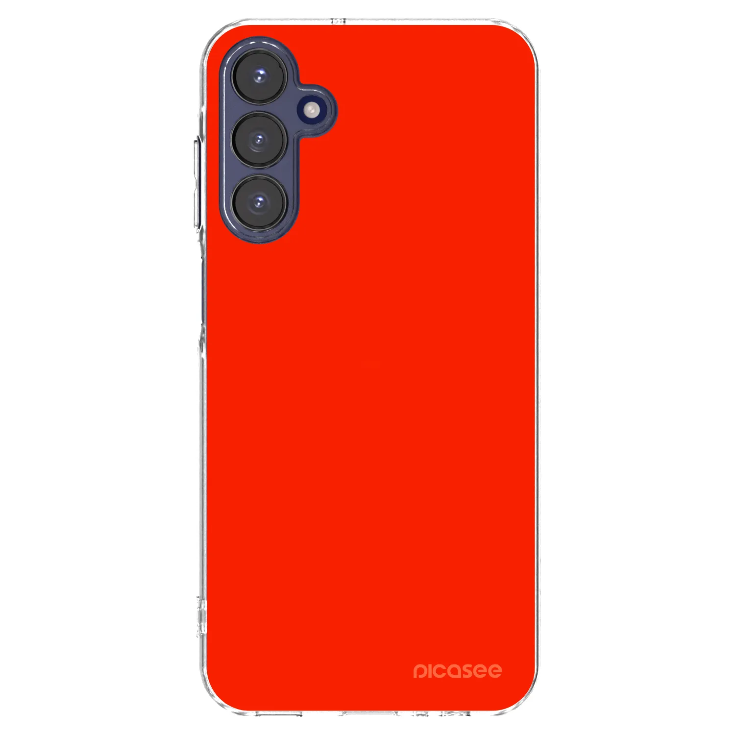 Picasee silikónový prehľadný obal pre Samsung Galaxy A15 A155F 4G - Maranello Red