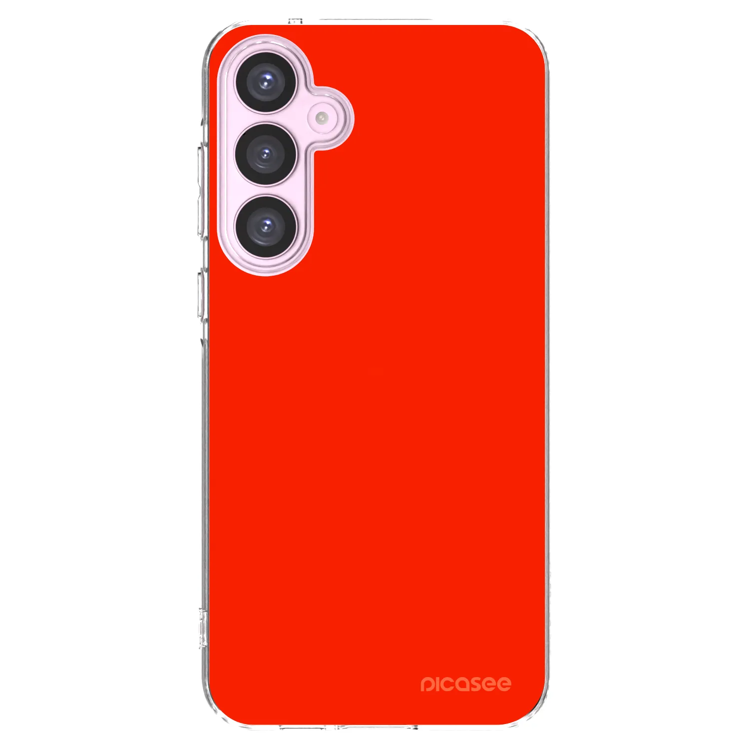 Picasee silikónový prehľadný obal pre Samsung Galaxy A55 5G A556B - Maranello Red