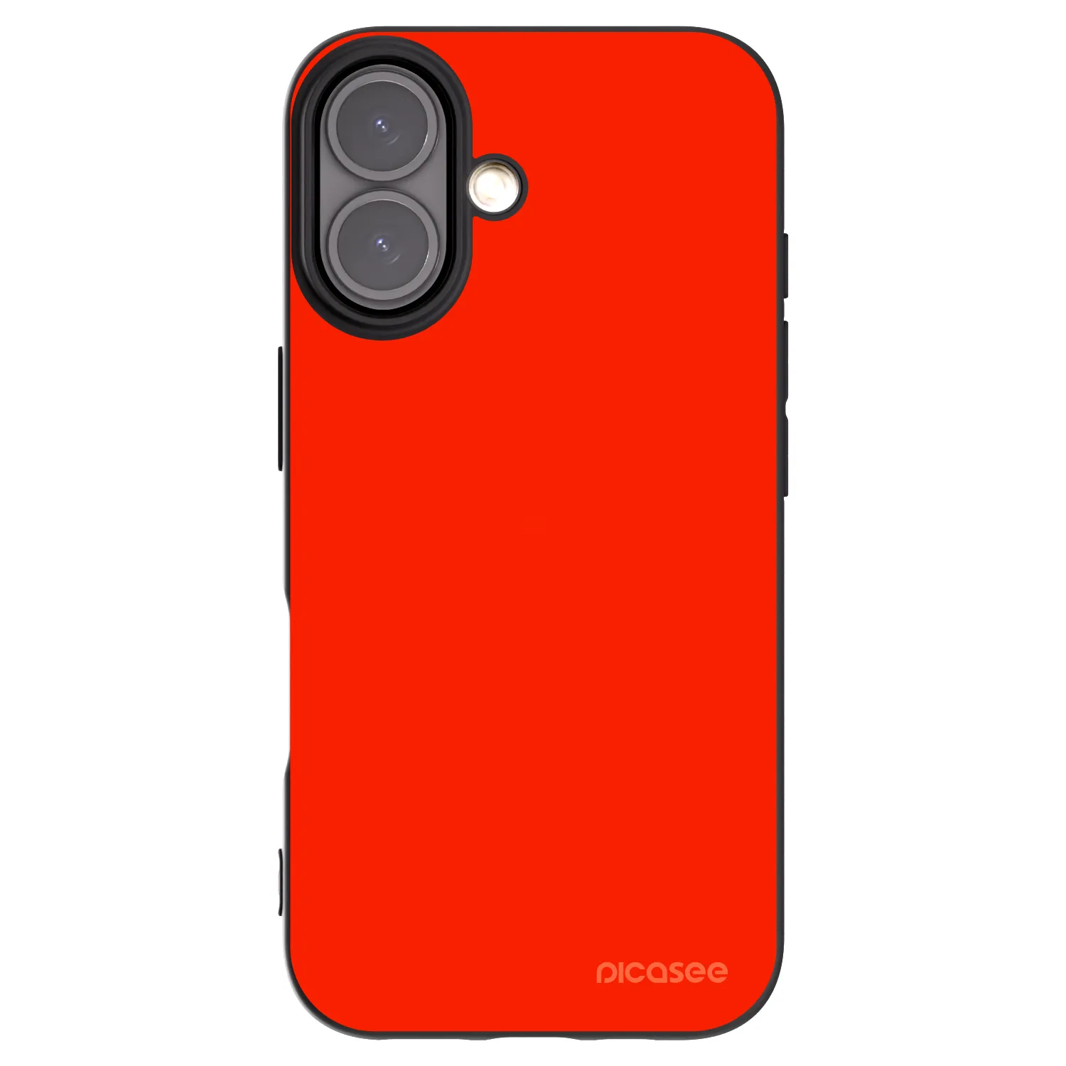 Picasee silikónový čierny obal pre Apple iPhone 16 - Maranello Red