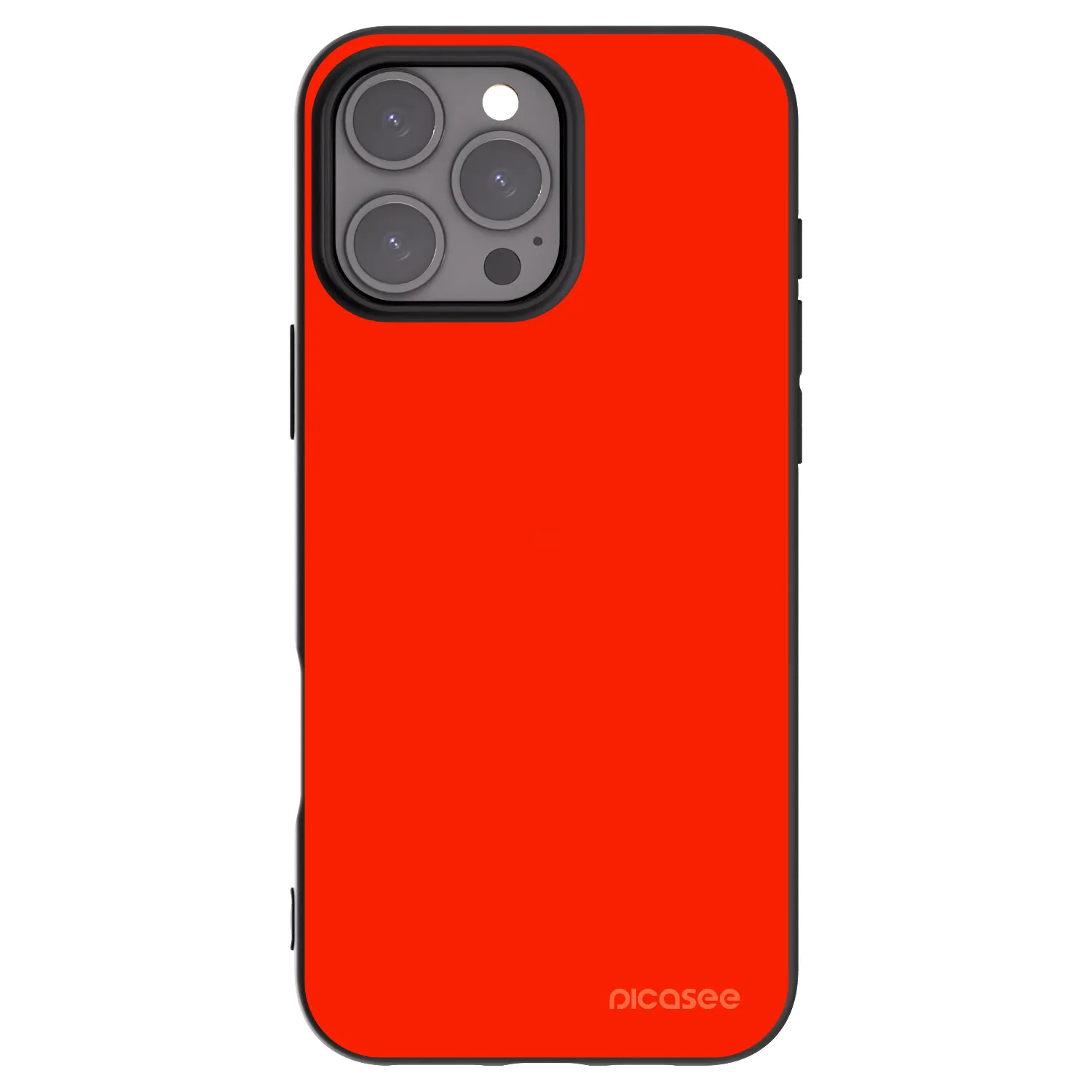 Picasee silikónový čierny obal pre Apple iPhone 16 Pro Max - Maranello Red