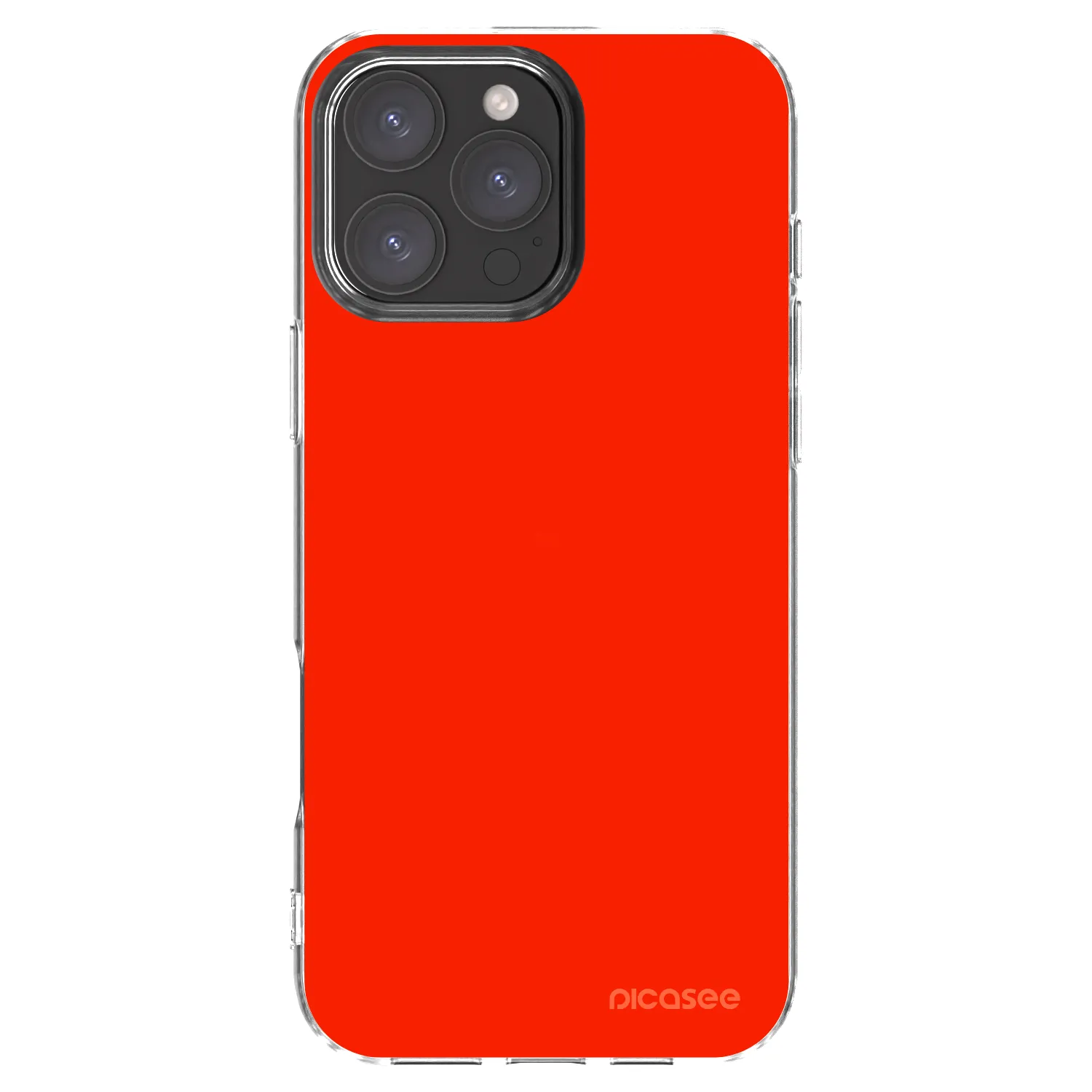 Picasee silikónový prehľadný obal pre Apple iPhone 16 Pro Max - Maranello Red