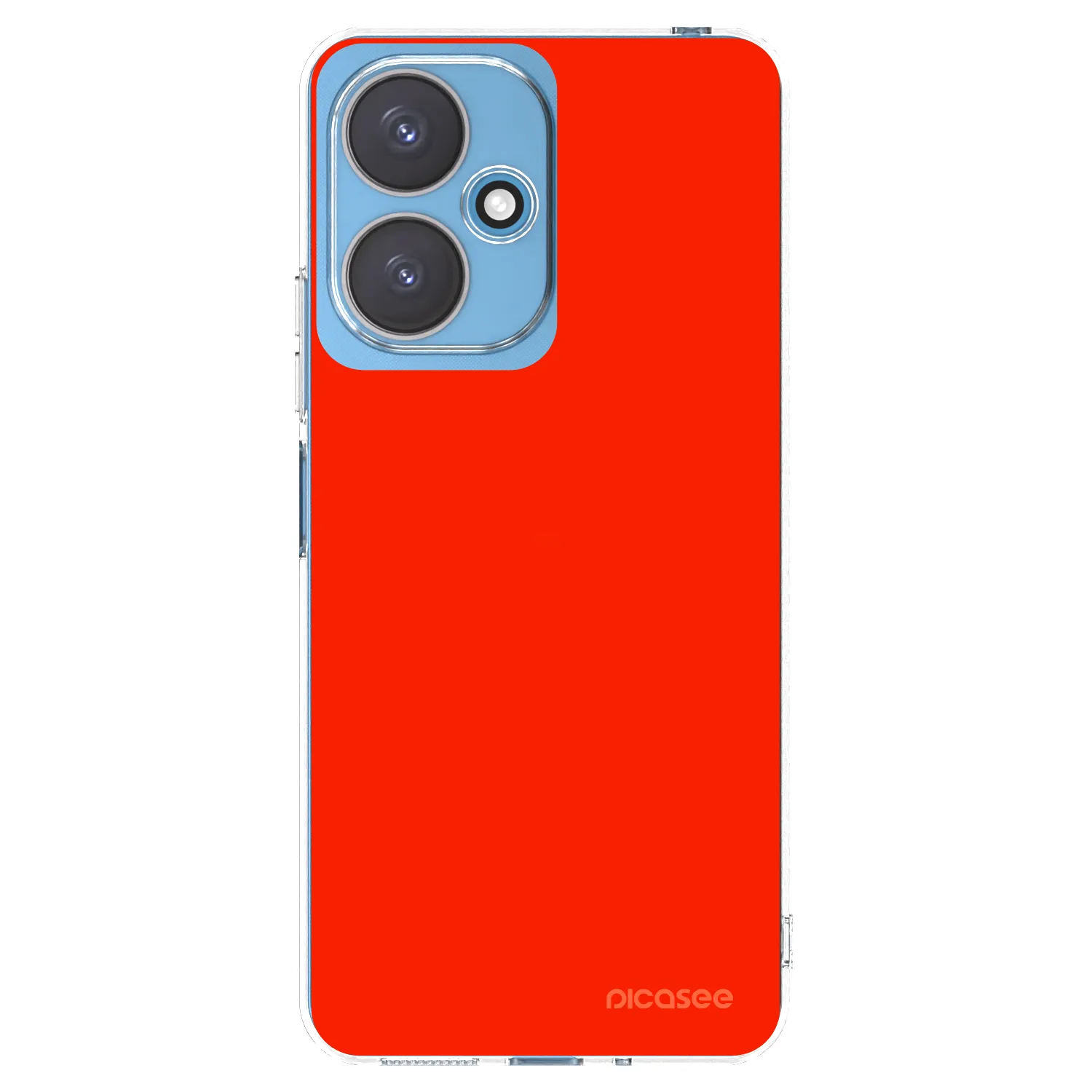 Picasee silikónový prehľadný obal pre Xiaomi Redmi 13C 5G - Maranello Red