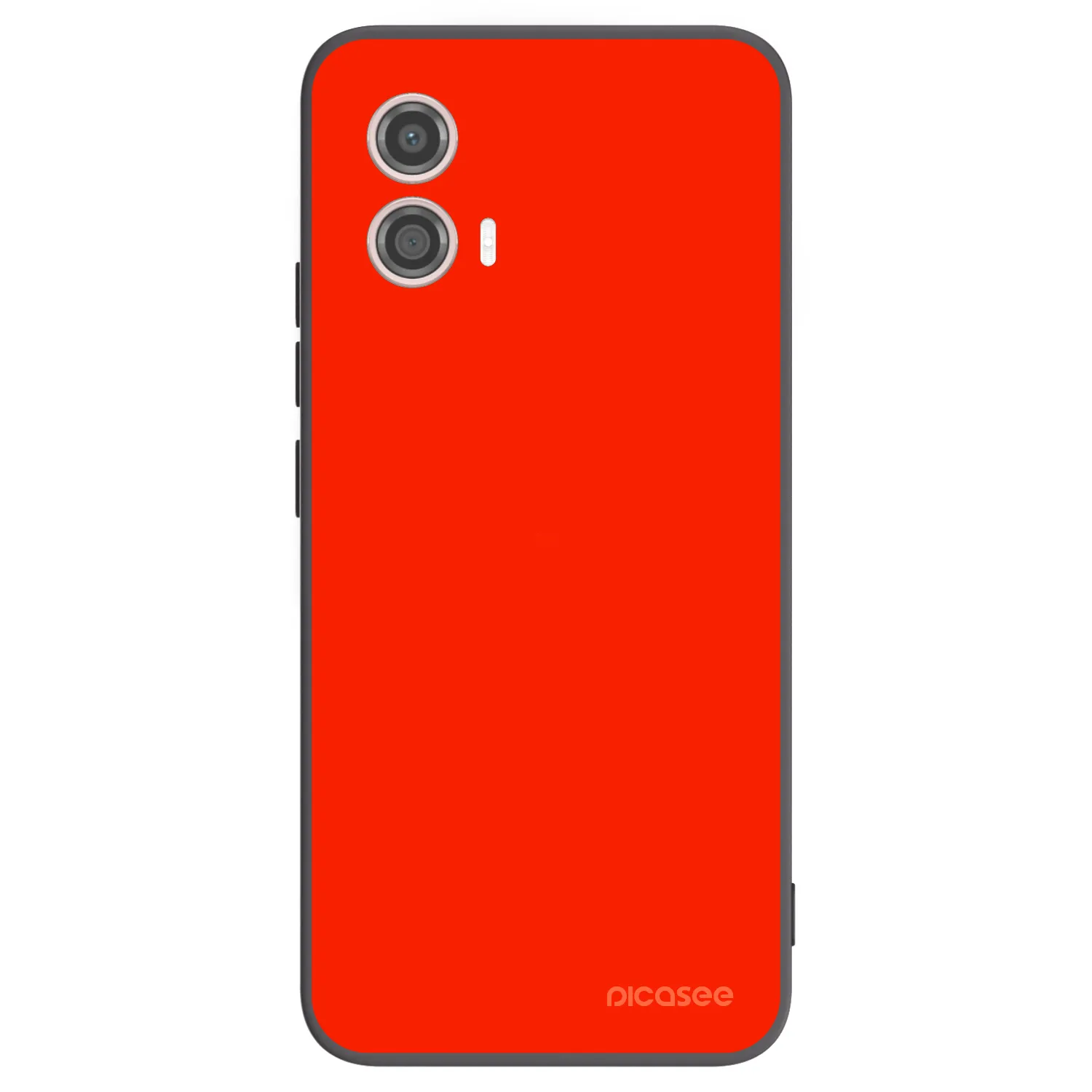 Picasee silikónový čierny obal pre Motorola Moto G53 5G - Maranello Red