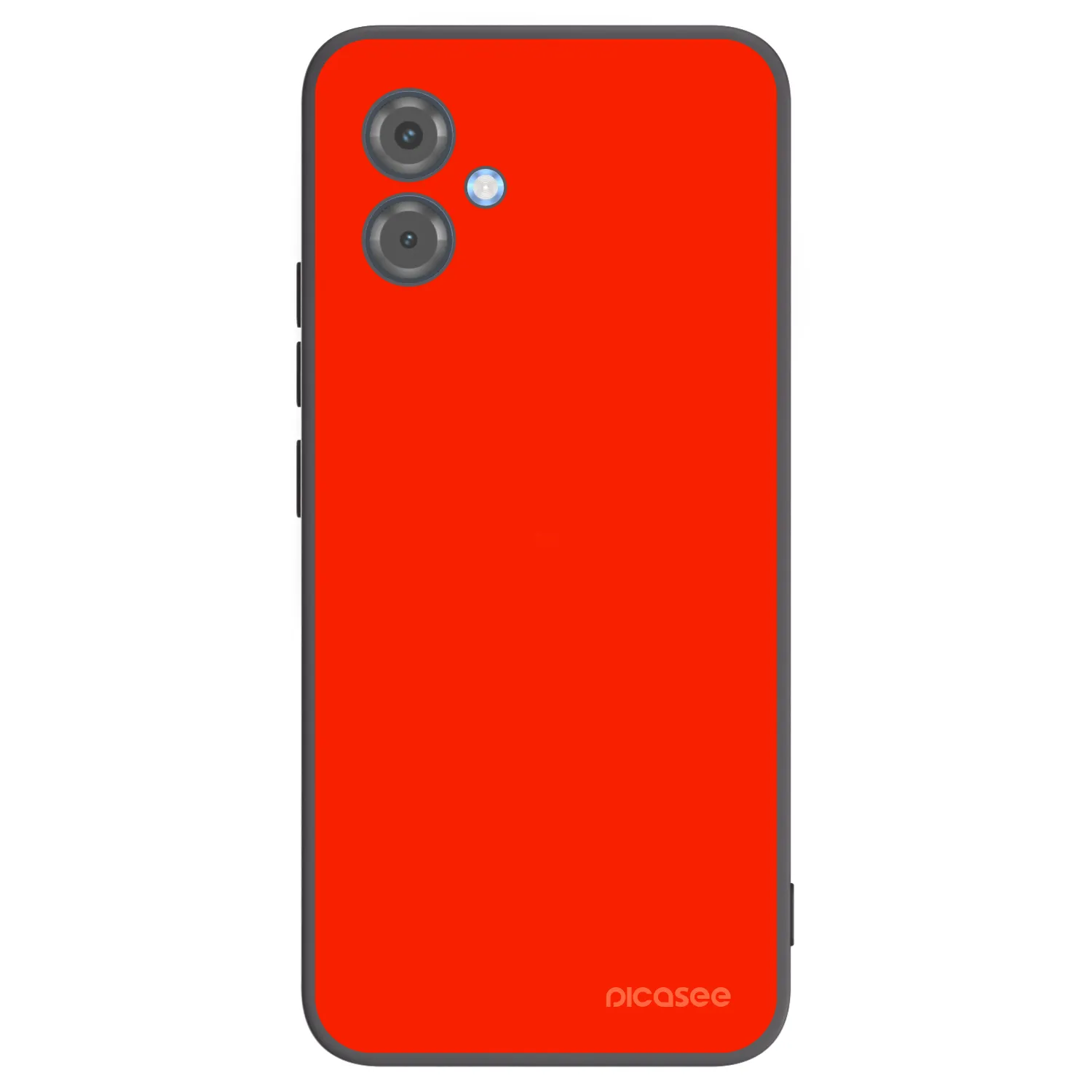 Picasee silikónový čierny obal pre Motorola Moto G14 - Maranello Red