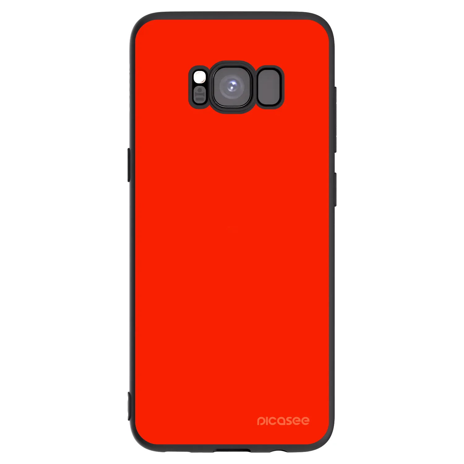 Picasee silikónový čierny obal pre Samsung Galaxy S8 G950F - Maranello Red