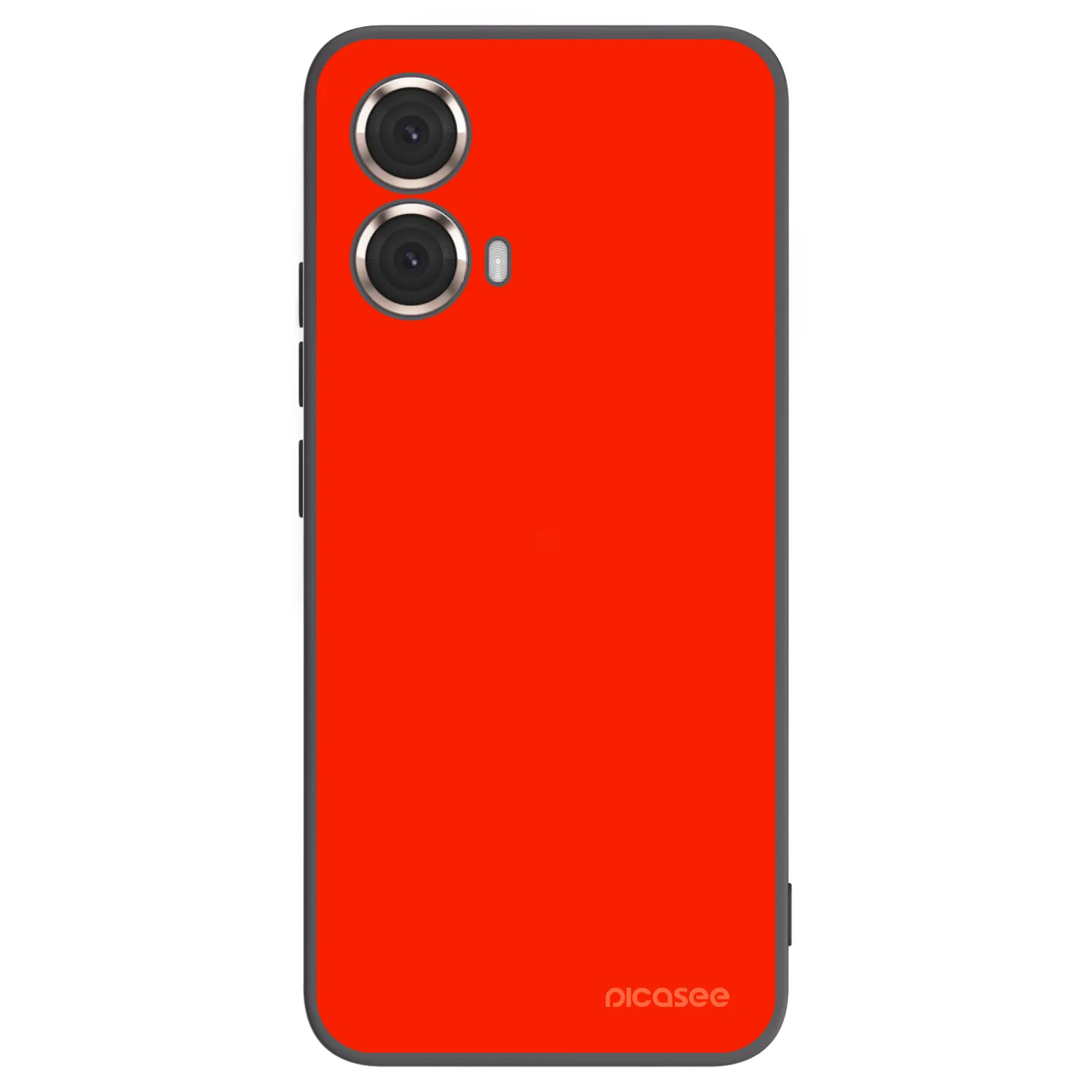 Silikónový čierny obal pre Motorola Moto G85 - Maranello Red