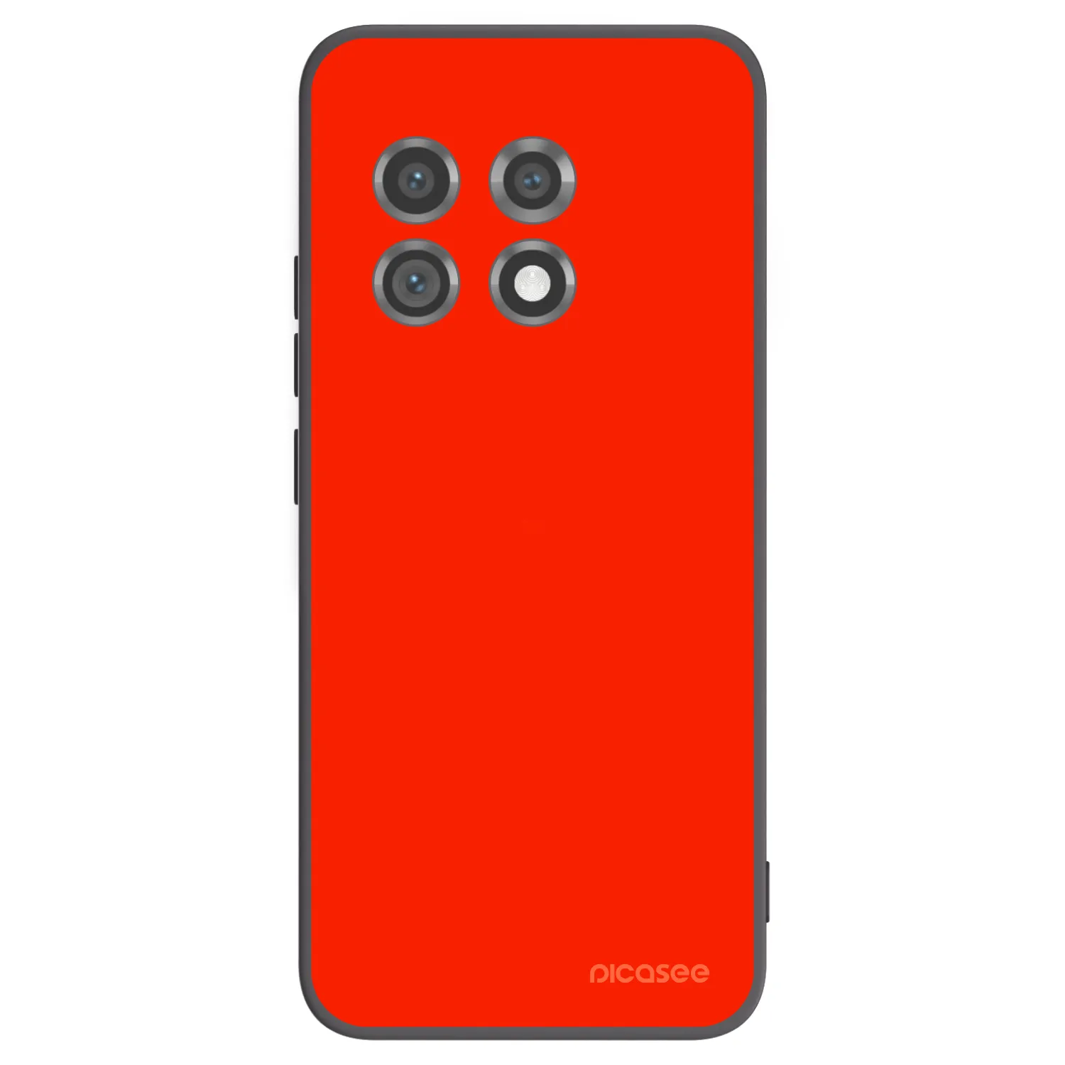 Picasee silikónový čierny obal pre OnePlus 11 5G - Maranello Red