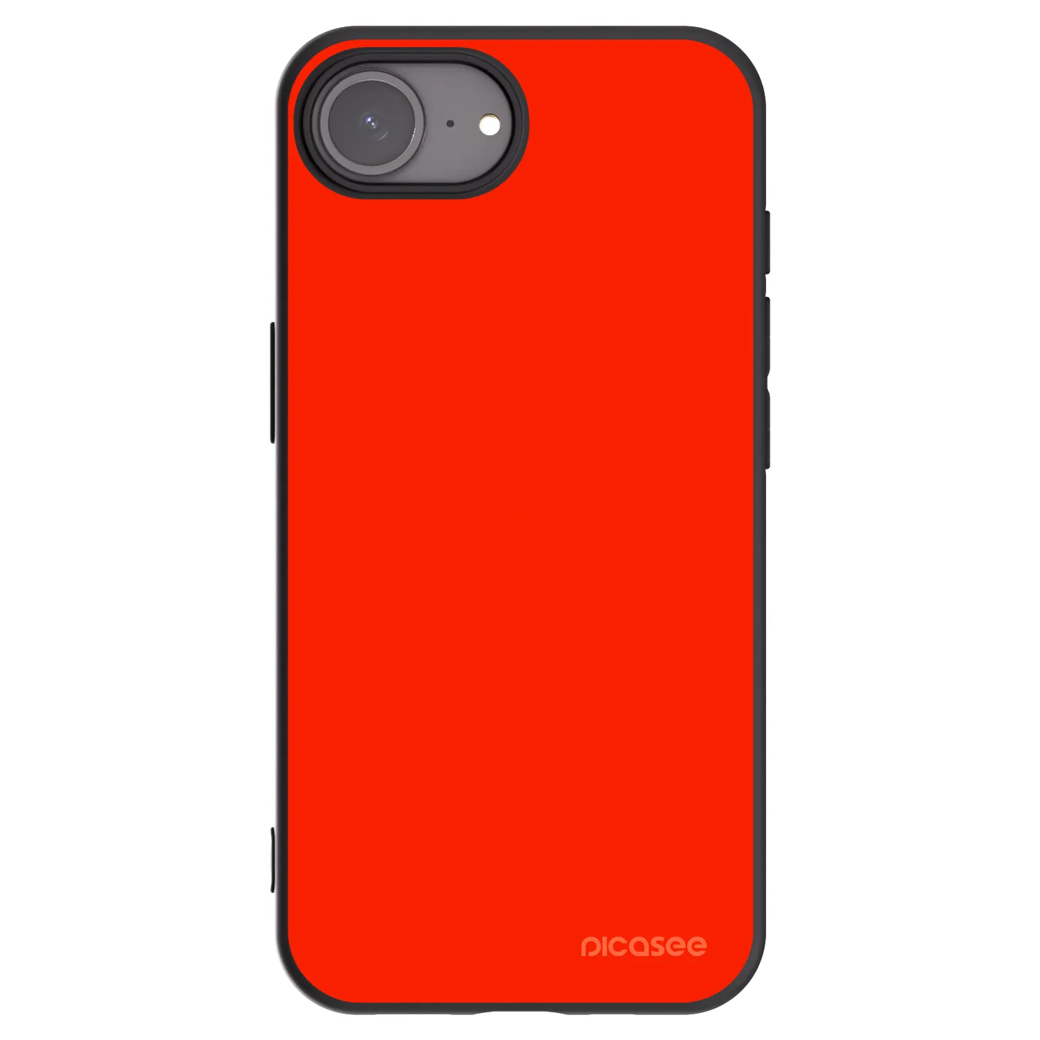 Picasee silikónový čierny obal pre Apple iPhone 16e - Maranello Red