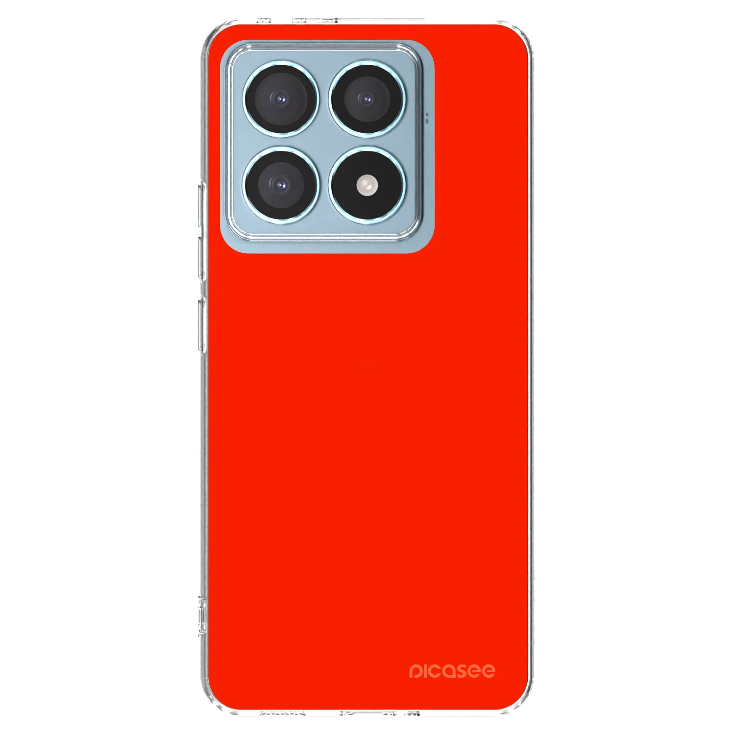 Picasee silikónový prehľadný obal pre Xiaomi 14T Pro - Maranello Red