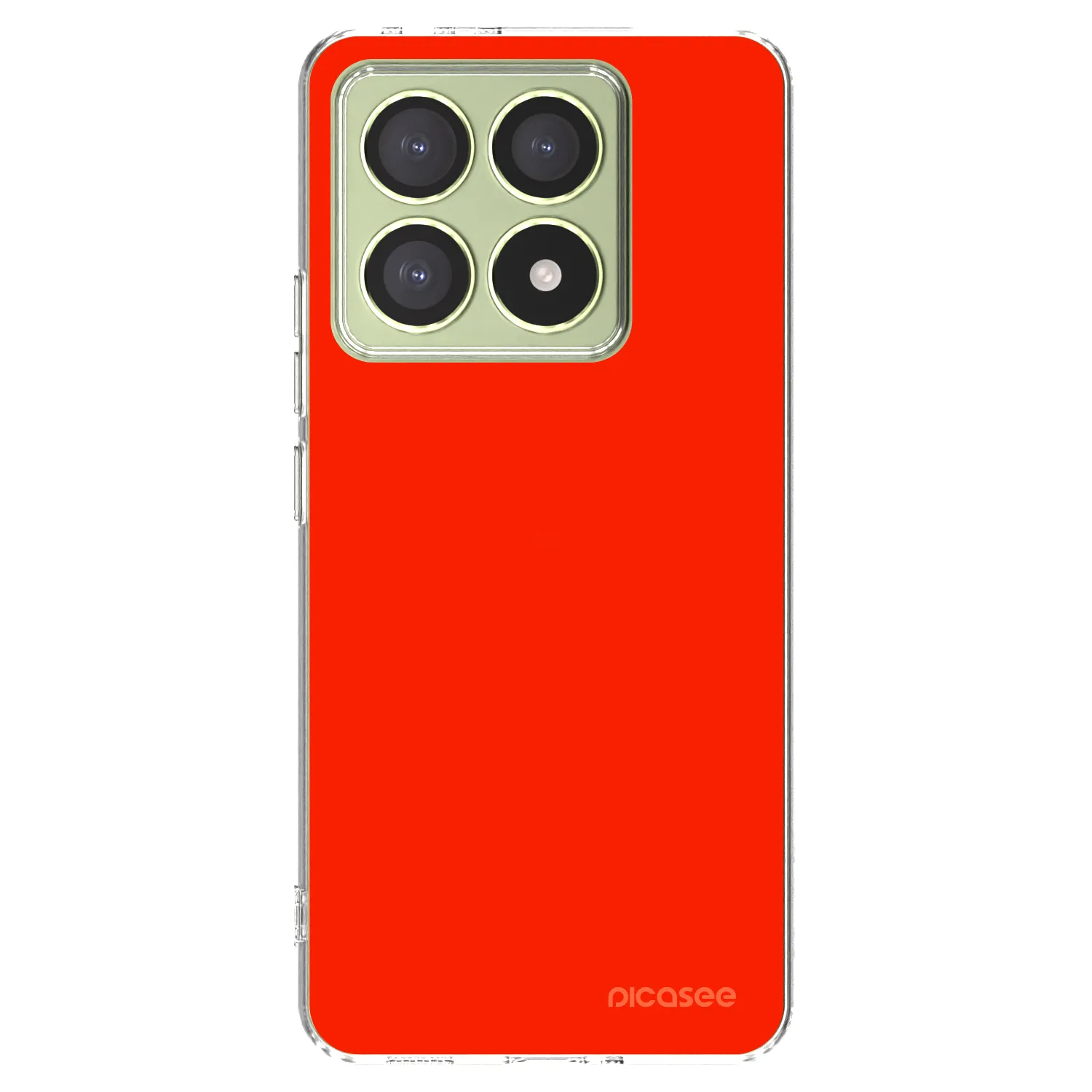 Picasee silikónový prehľadný obal pre Xiaomi 14T - Maranello Red