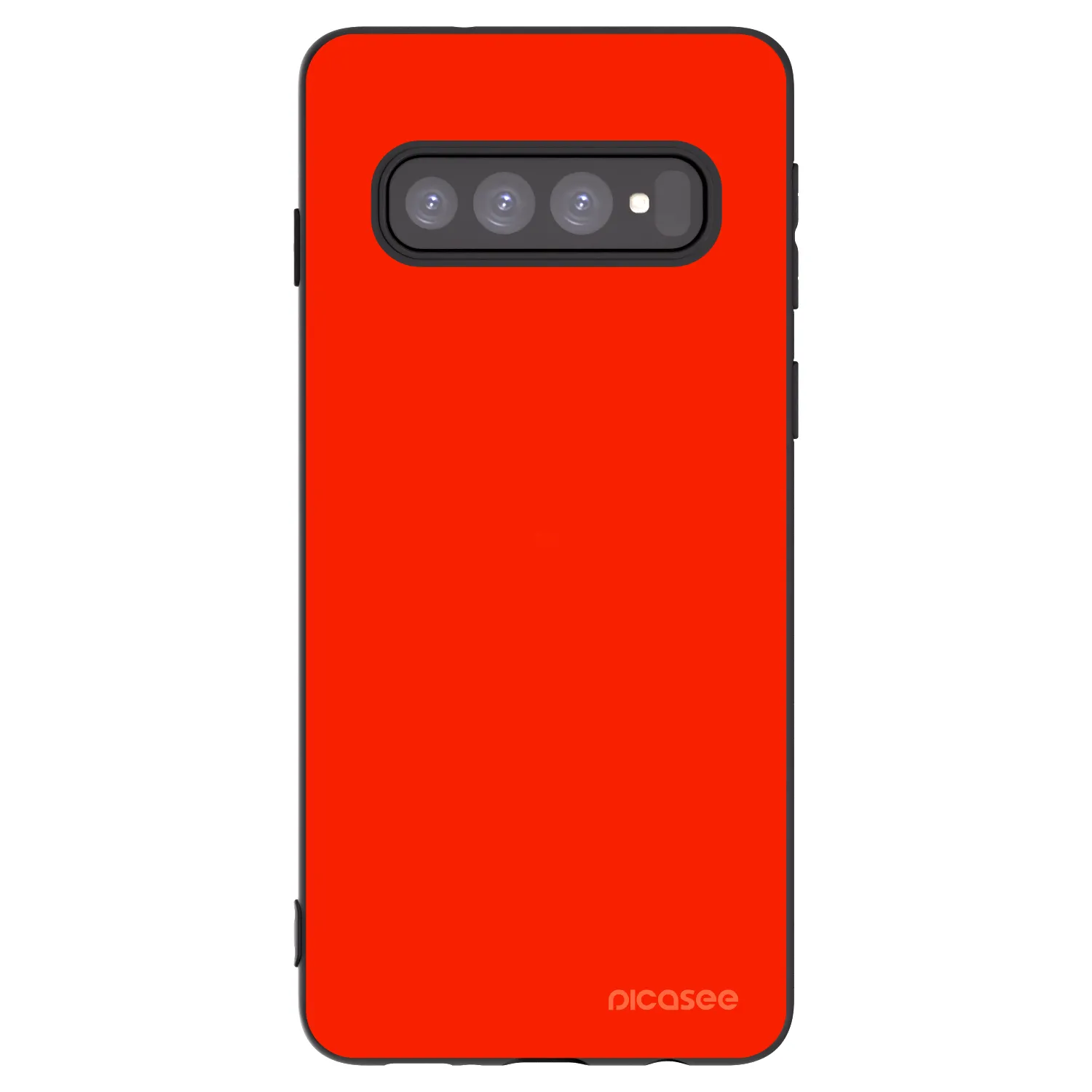 Picasee silikónový čierny obal pre Samsung Galaxy S10 G973 - Maranello Red