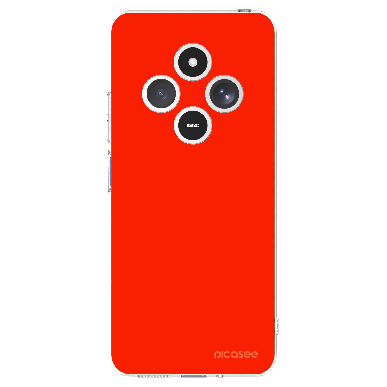 Picasee silikónový prehľadný obal pre Xiaomi Redmi 14C - Maranello Red