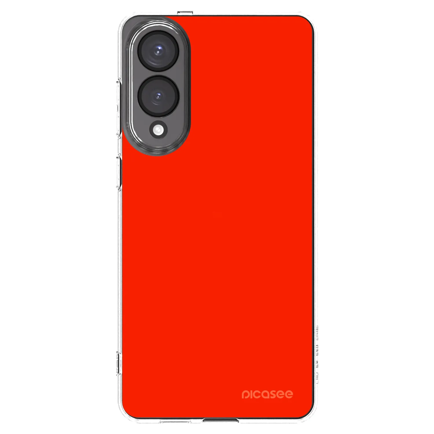 Picasee silikónový prehľadný obal pre Samsung Galaxy S25 Edge 5G - Maranello Red