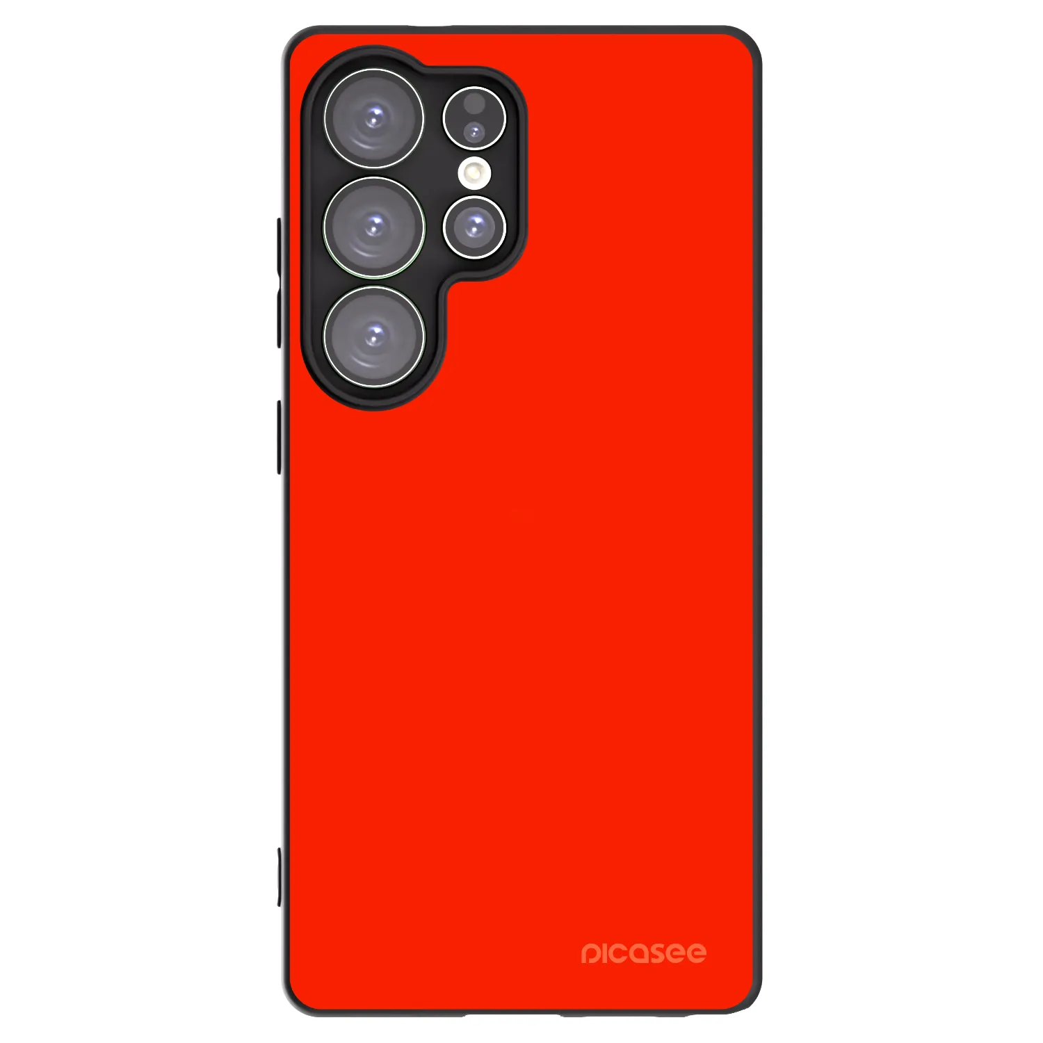 Picasee silikónový čierny obal pre Samsung Galaxy S25 Ultra 5G - Maranello Red